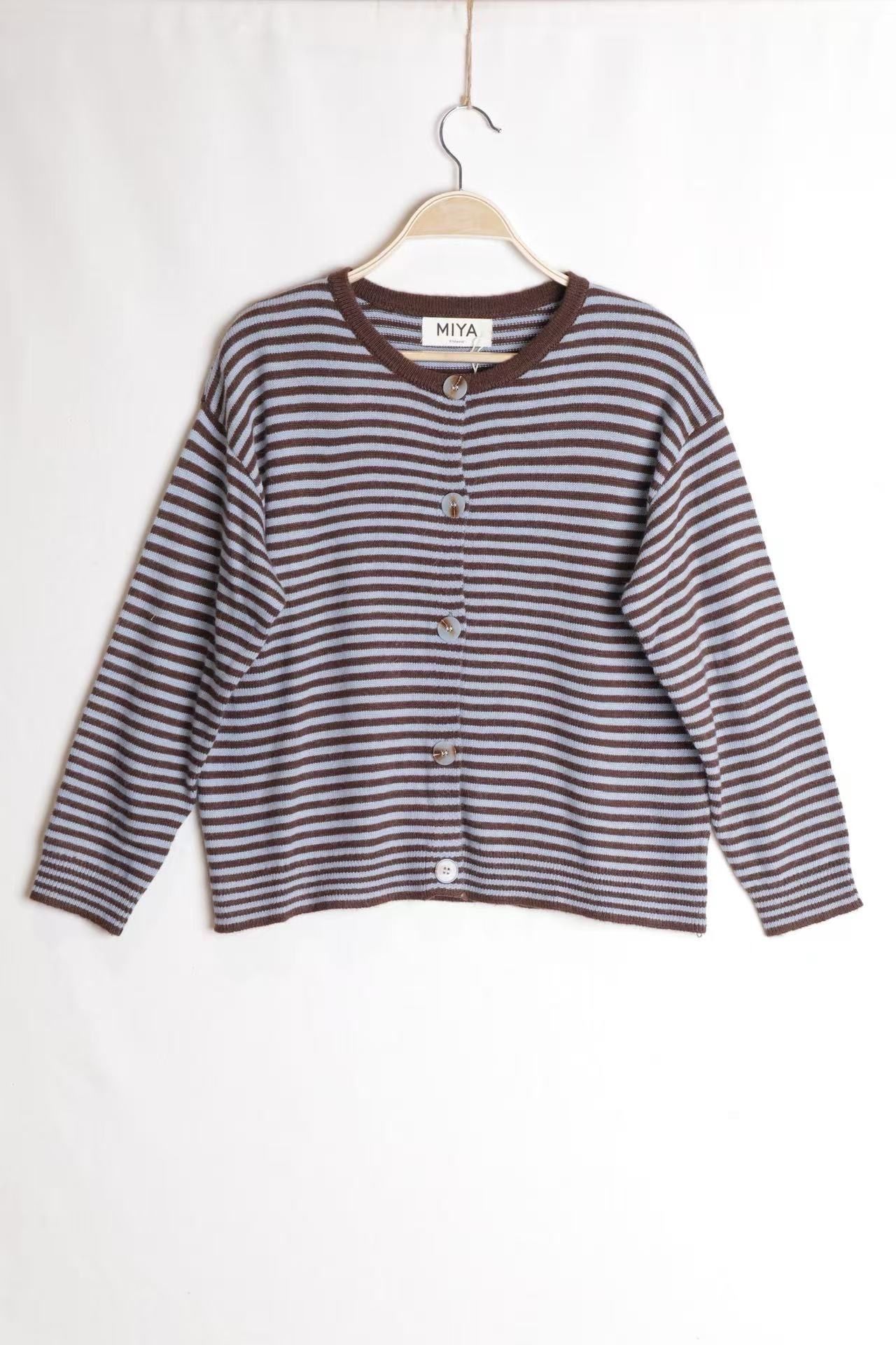 Striped Classic Cardigan
