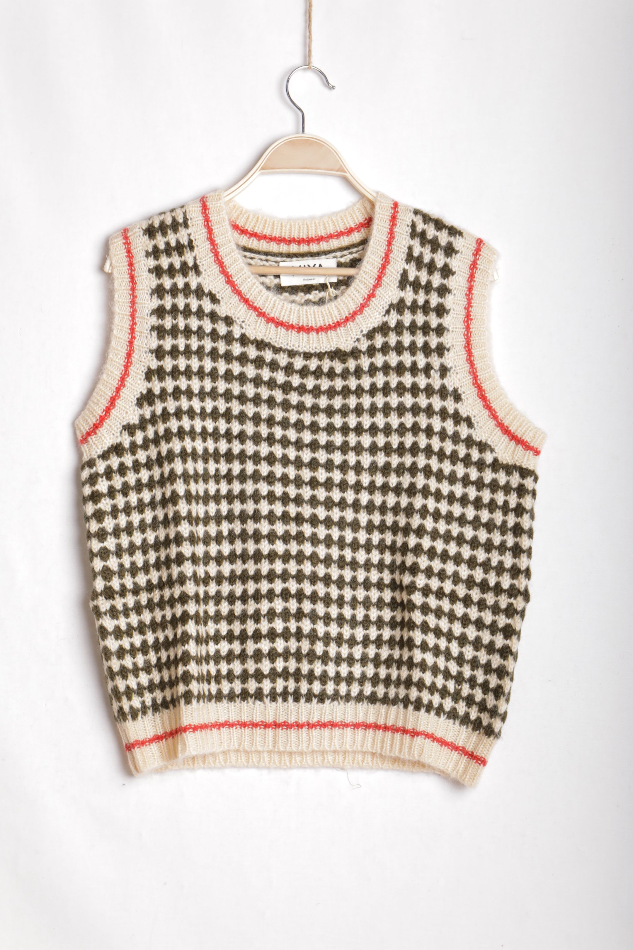 Geometric Knitted Vest