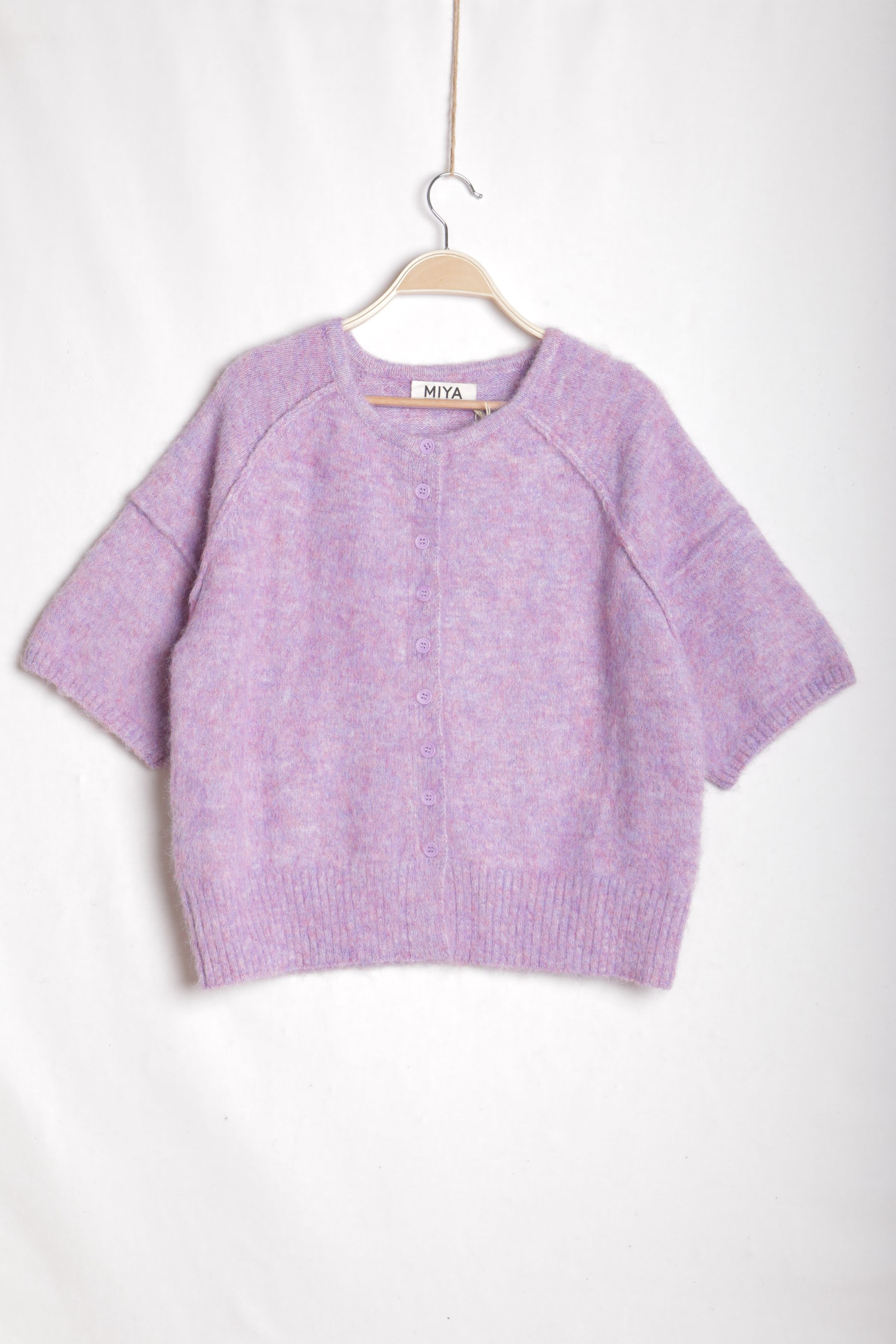 Relaxed Button Cardigan