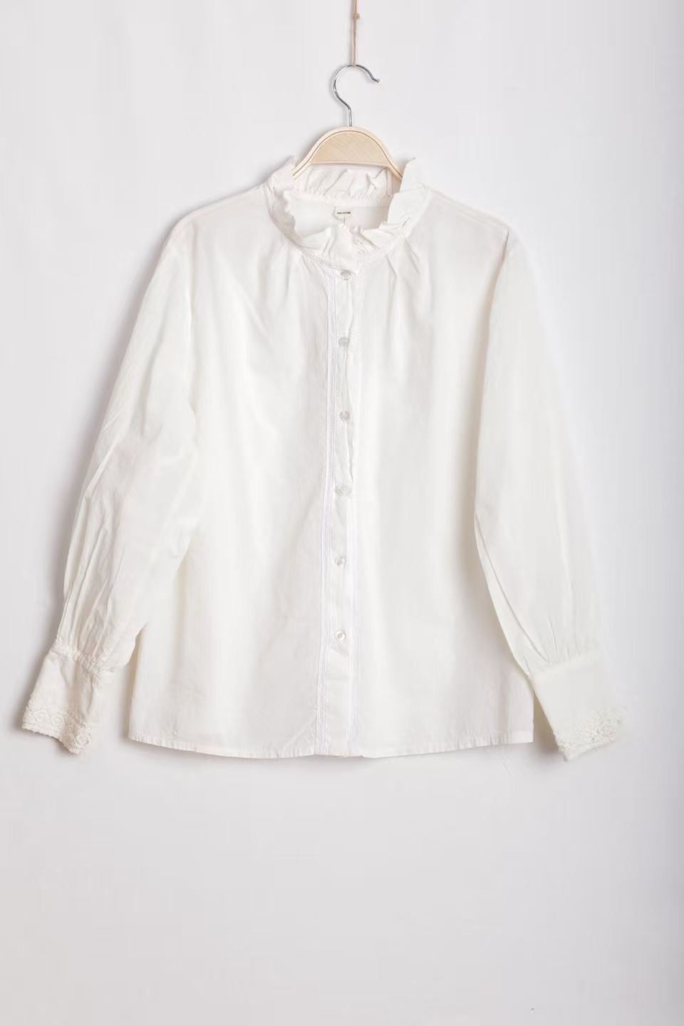 Regular Shirt with Ruffle