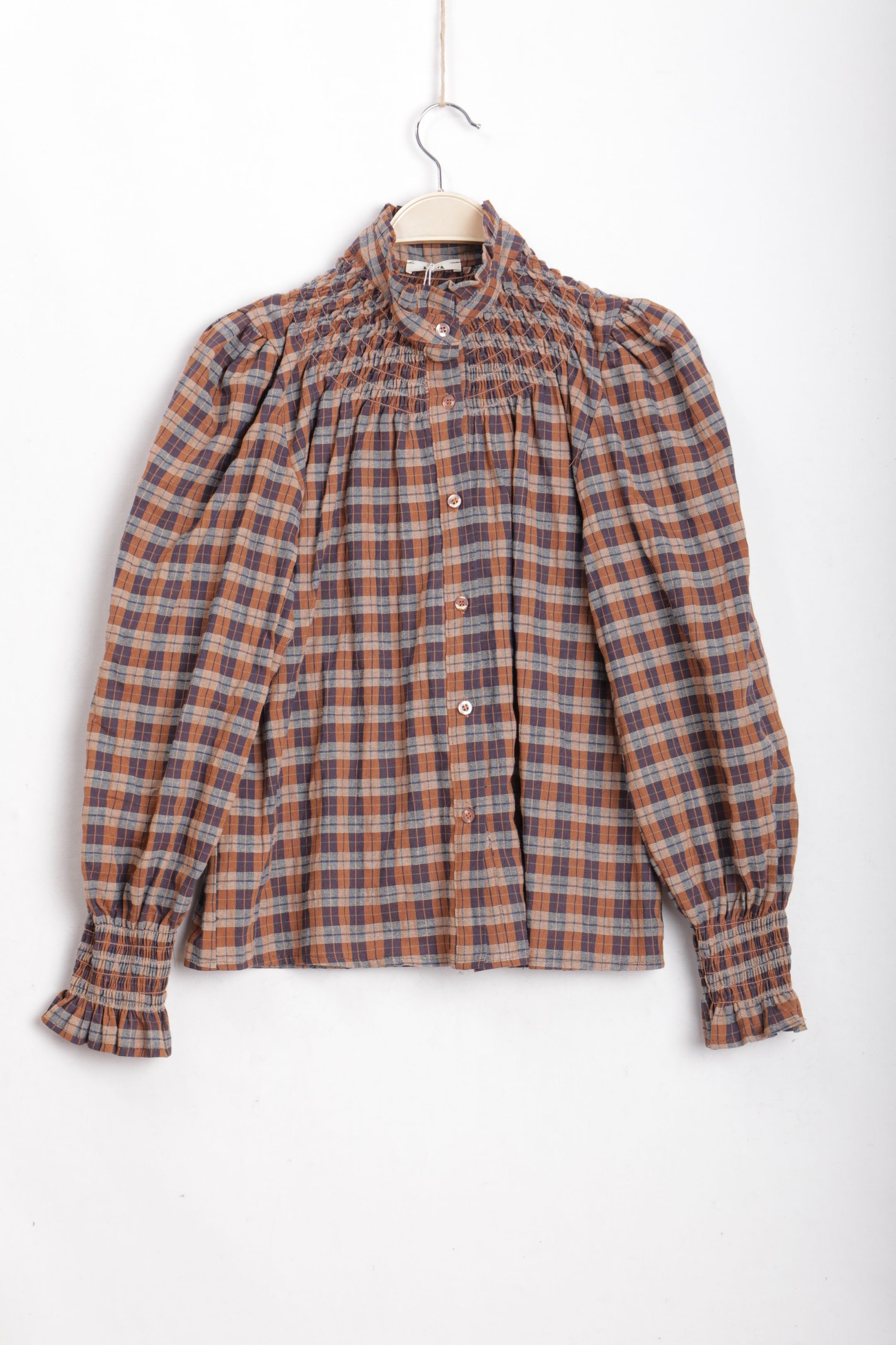 Retro Blouse with Collar