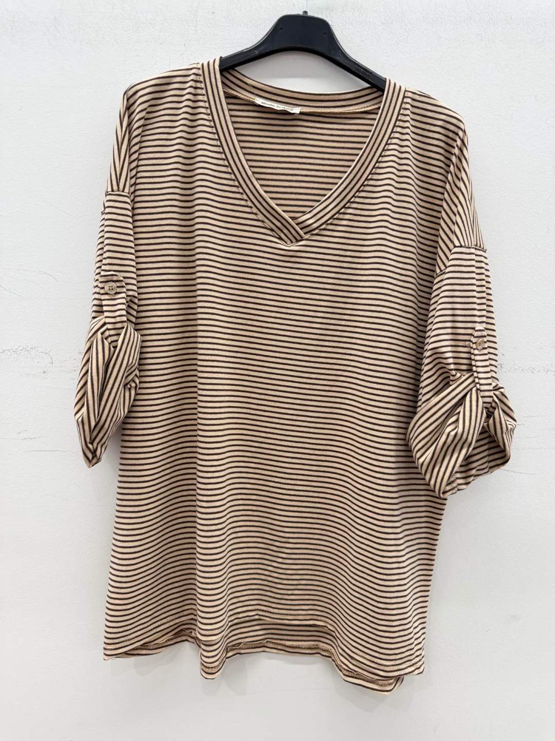 Oversized Striped Top