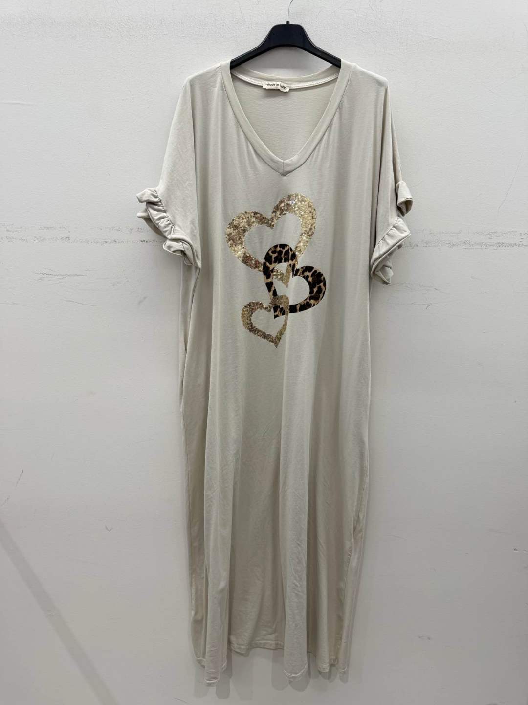 Relaxed V‑Neck Maxi Dress