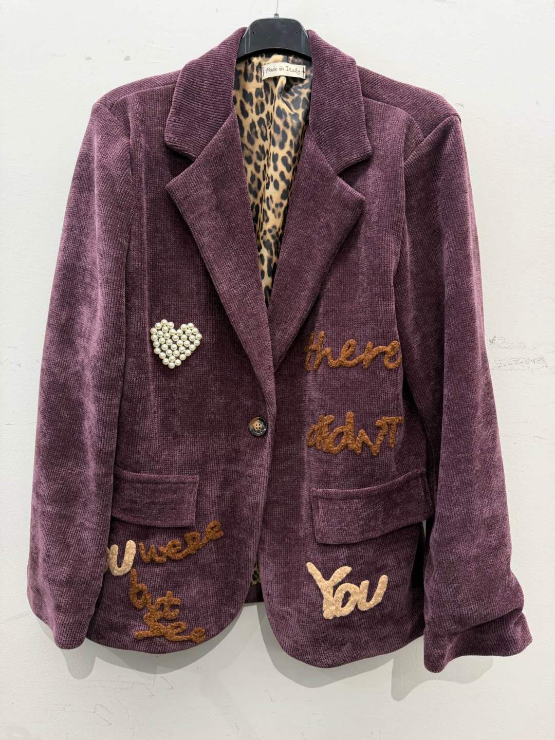 Corduroy Blazer with Lapels