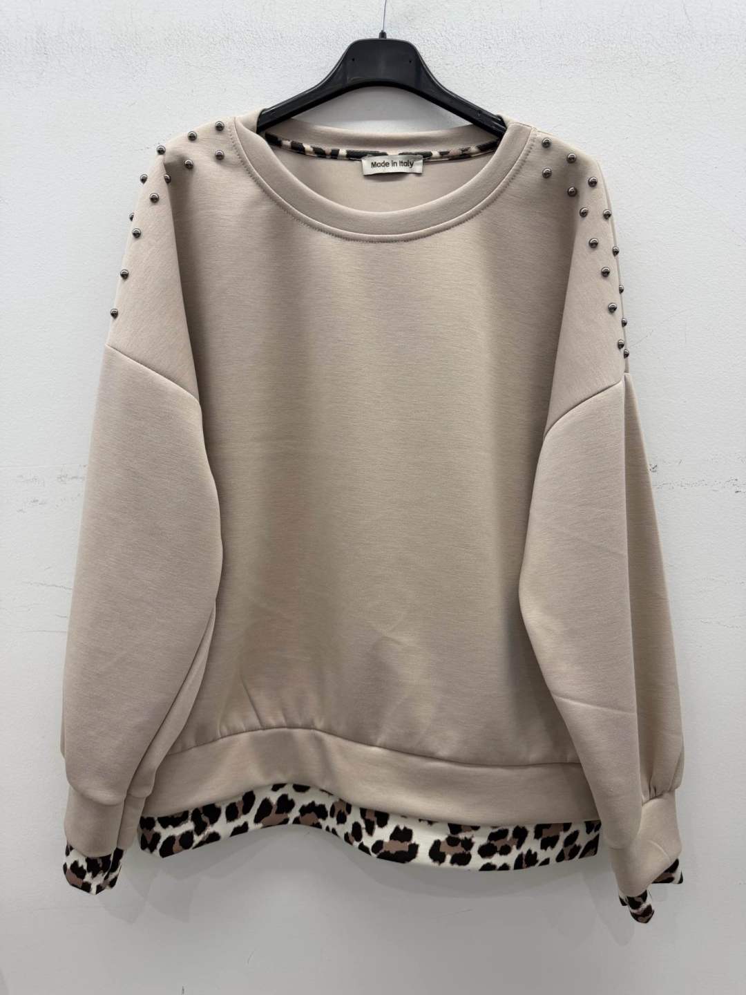 Oversized Studded Sweatshirt