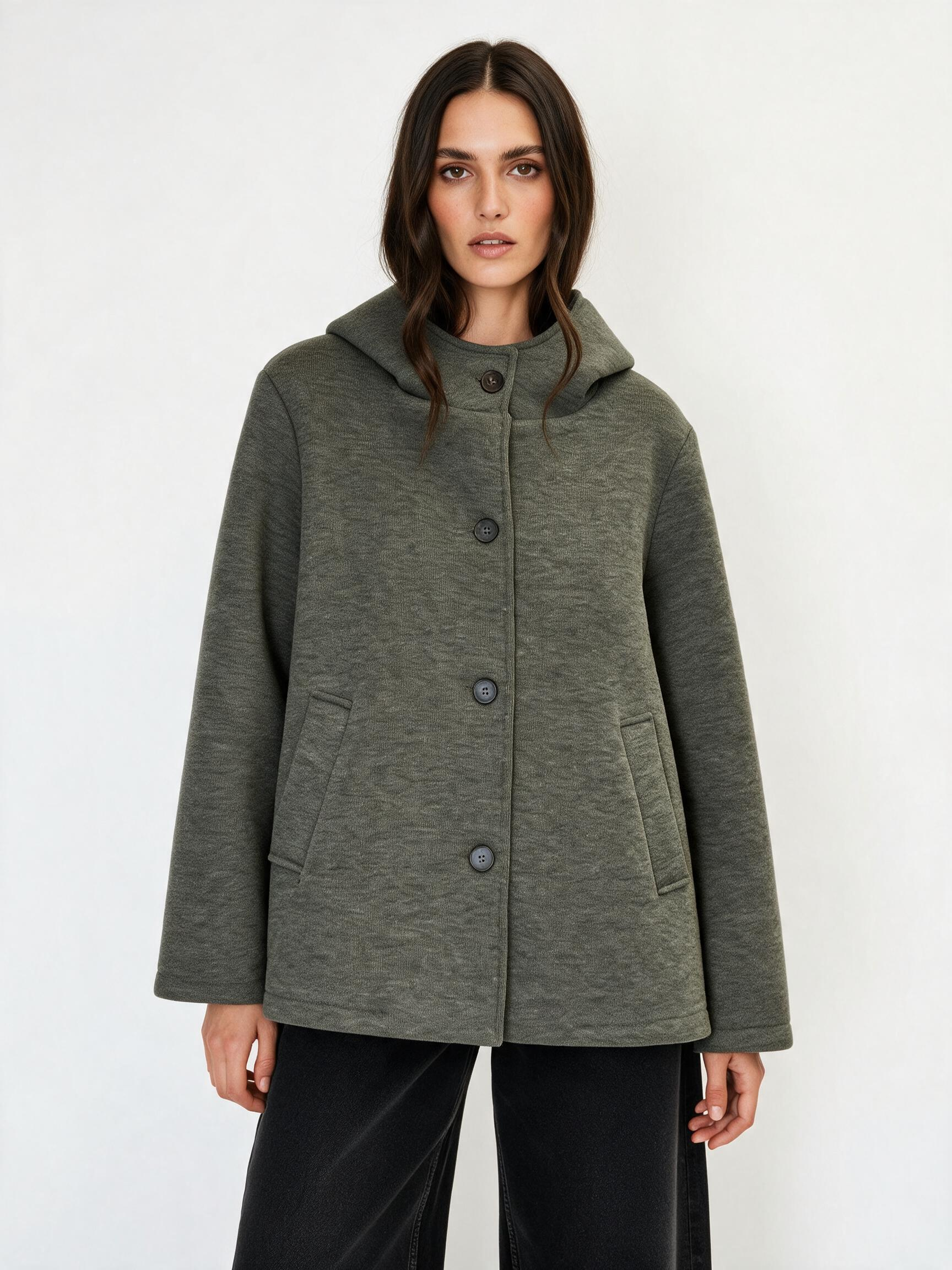 A-line Hooded Jacket