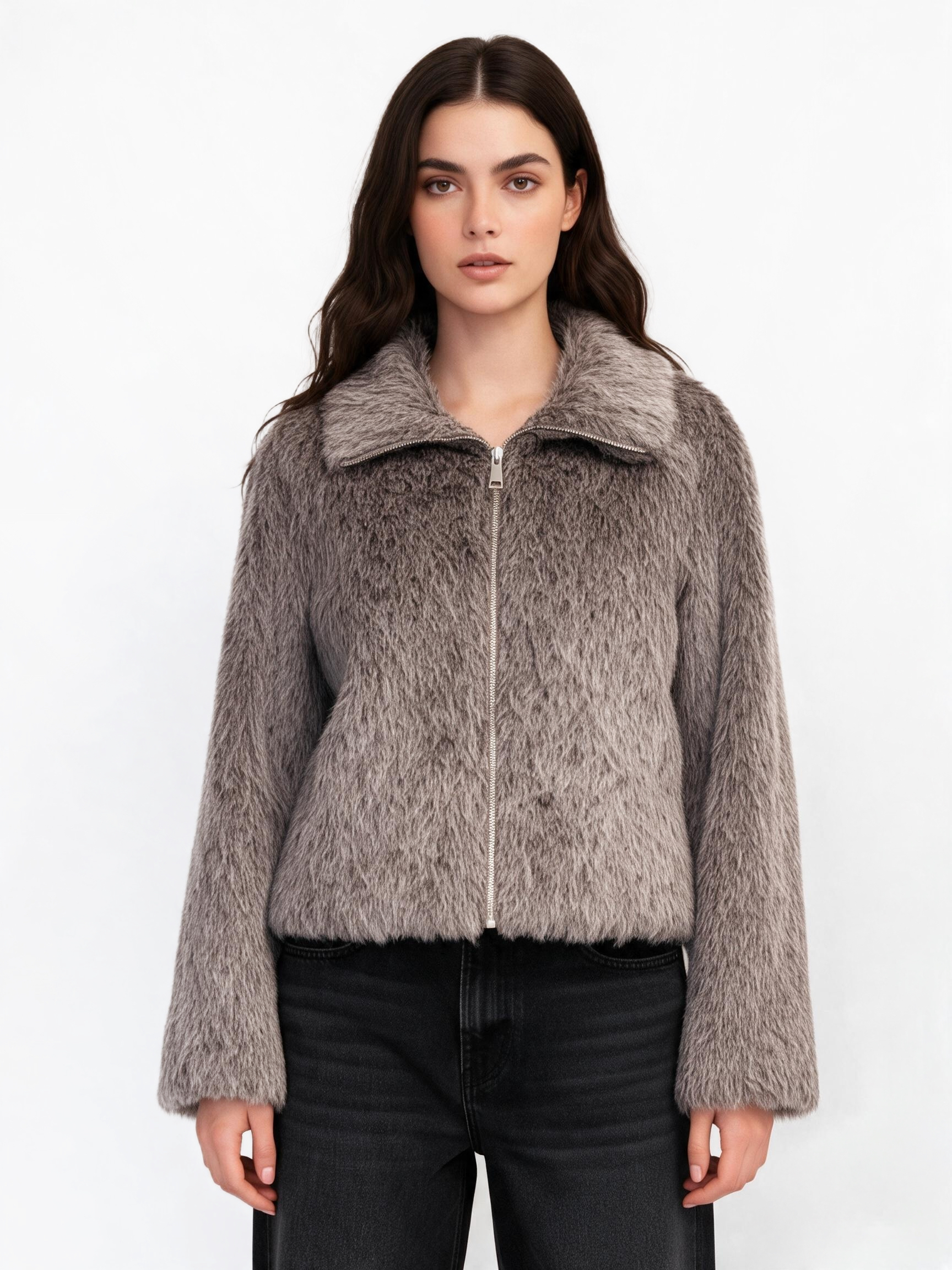 Short Faux-Fur Jacket