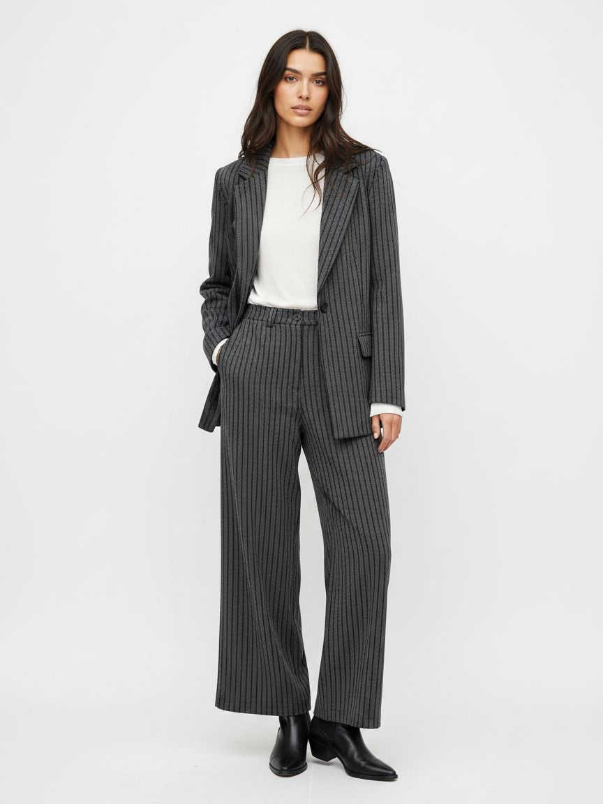 Striped Suit Set