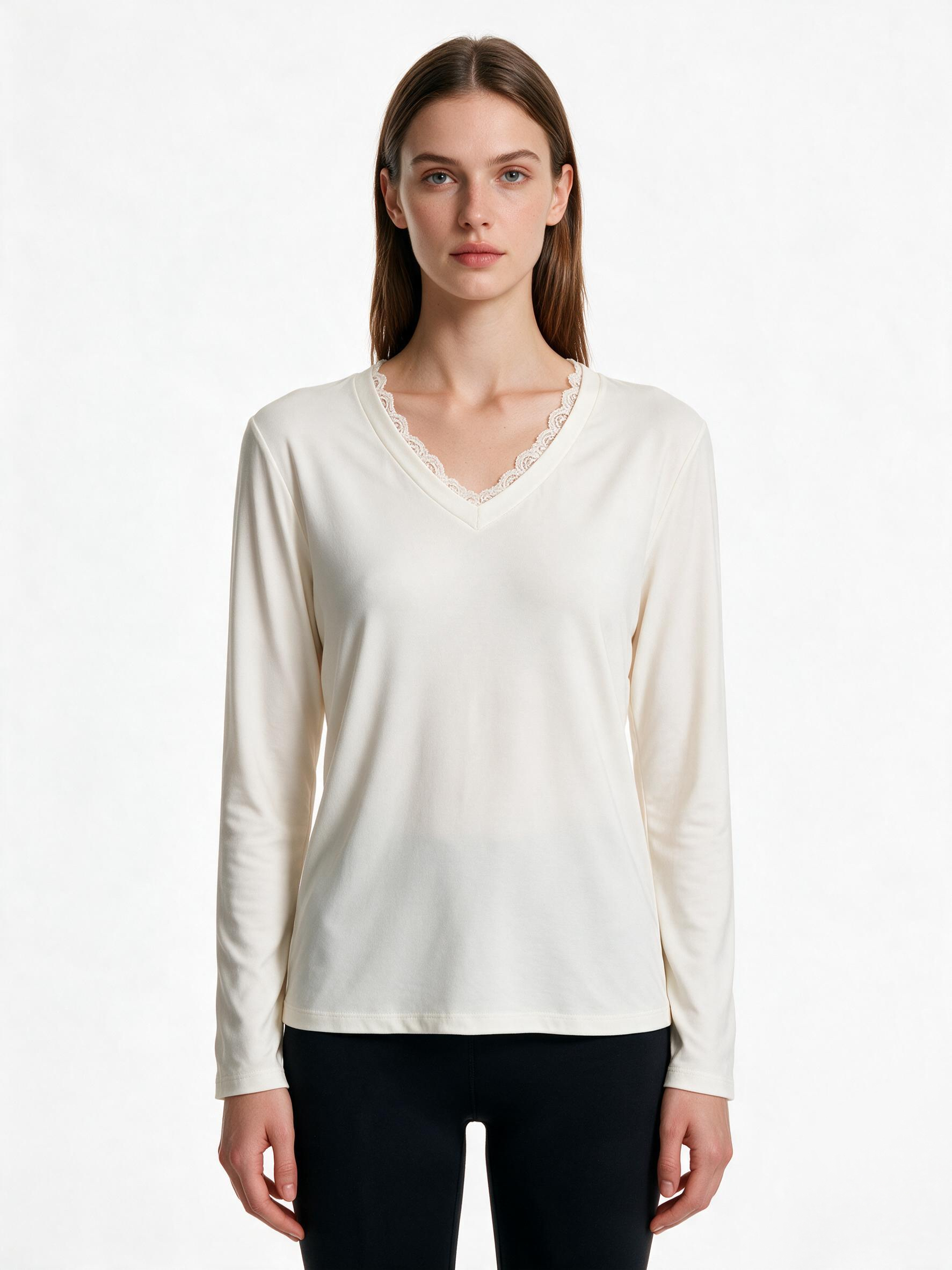 Lace V-Neck Top