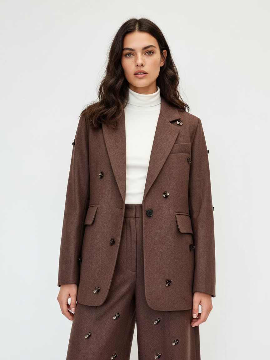 Tailored Jacket with Notch Lapels