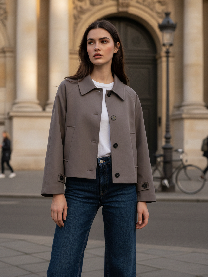 Short Quilted Jacket