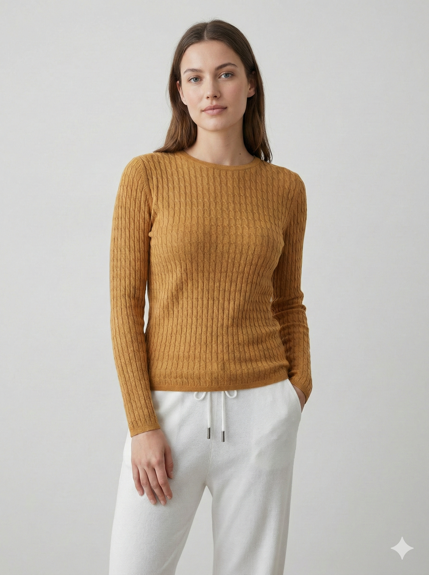 Fitted Crewneck Sweater