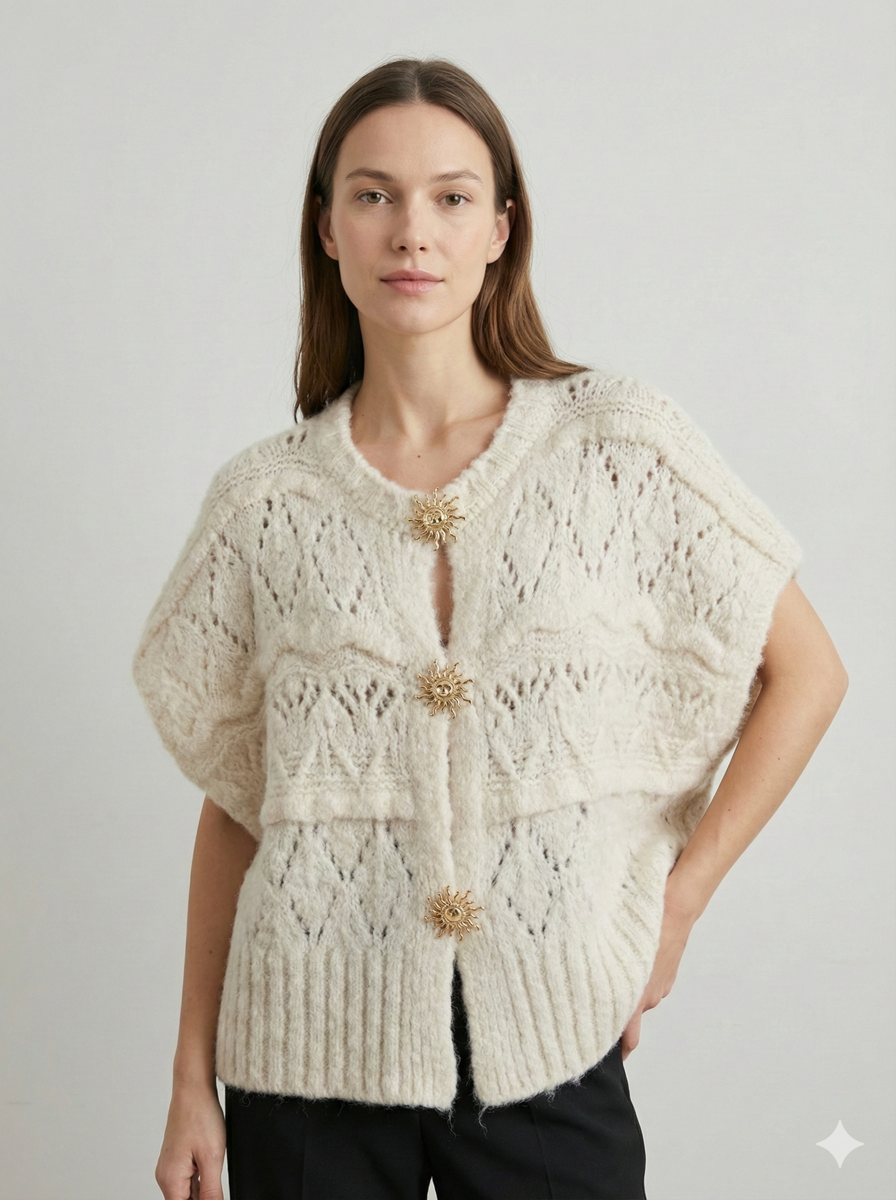 Short Embellished Cardigan