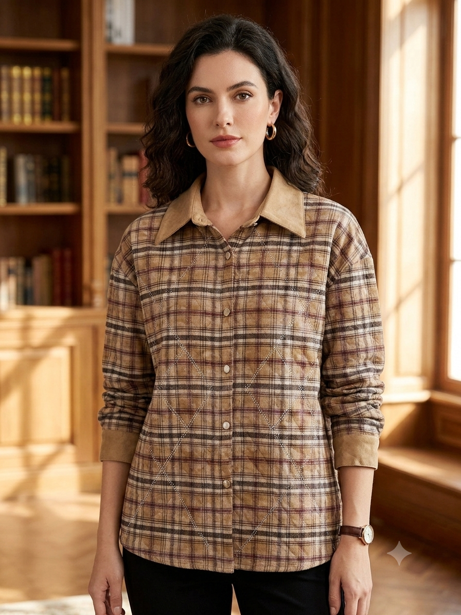 Regular Fit Shirt with Point Collar