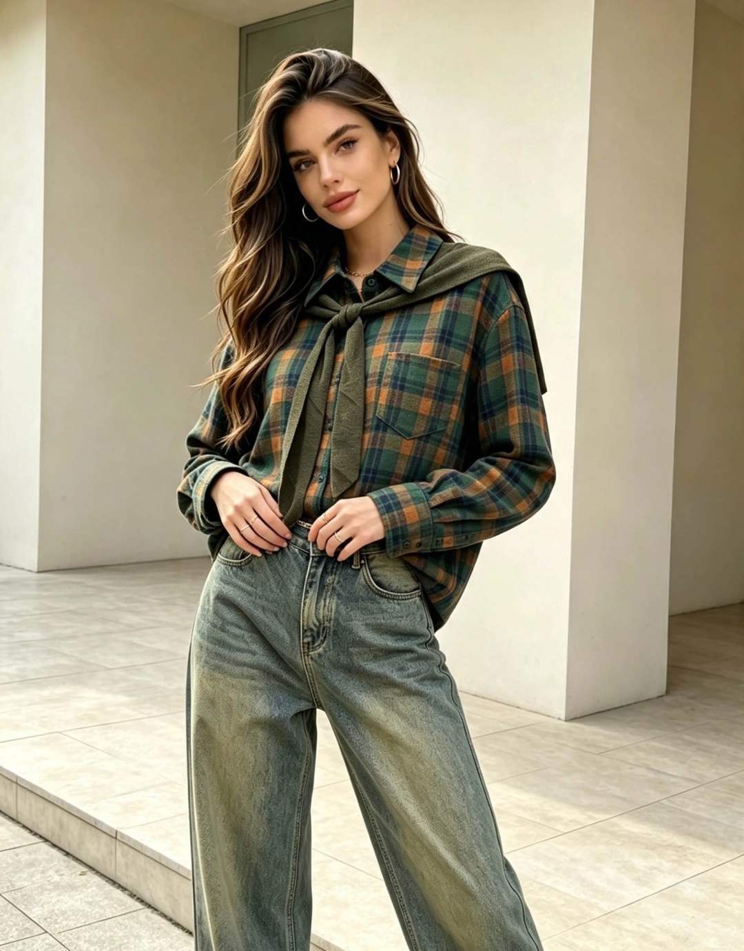 Relaxed Shirt with Collar