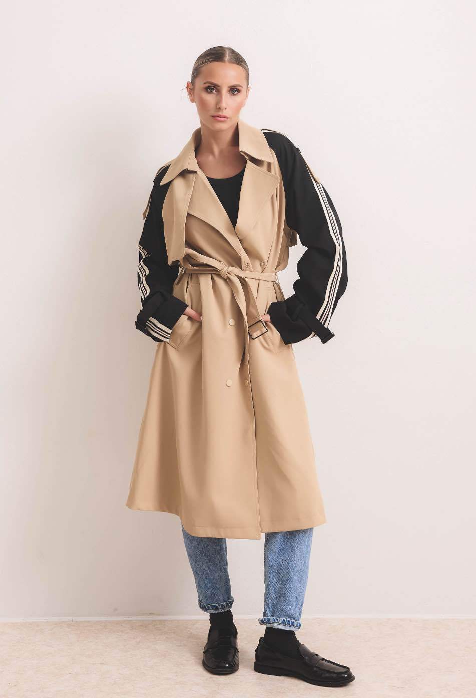 Midi Belted Trench Coat