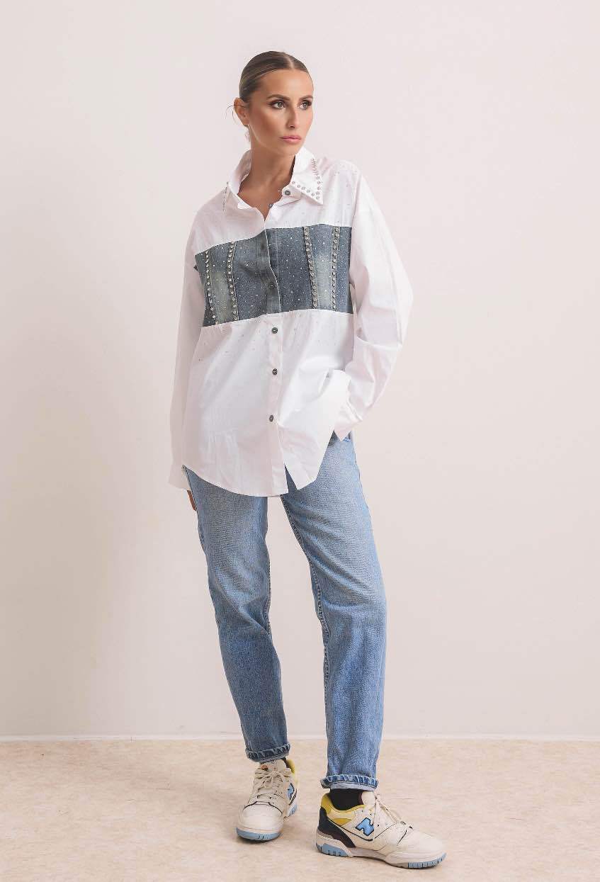 Oversized Studded Shirt