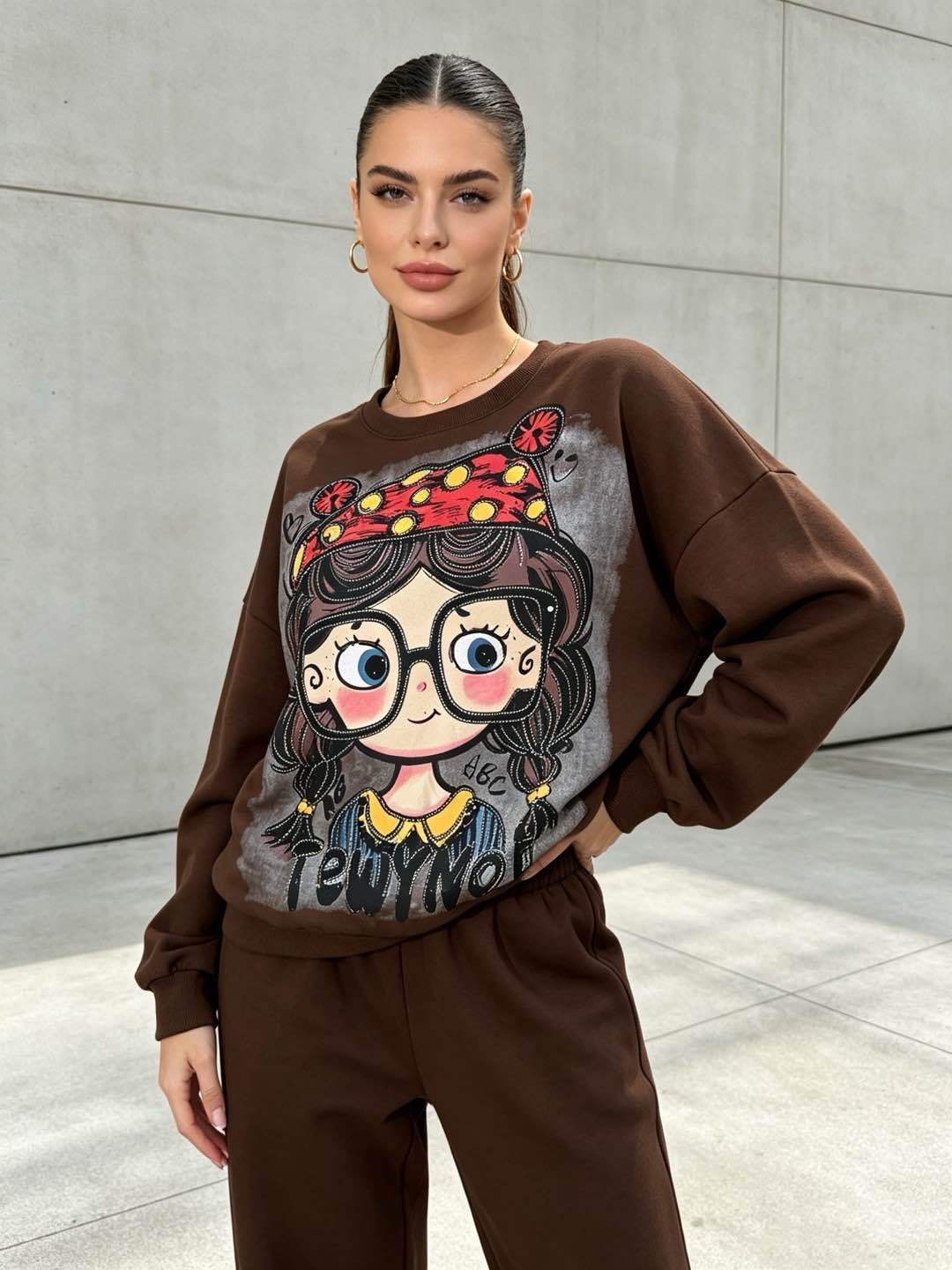 Relaxed Printed Sweatshirt