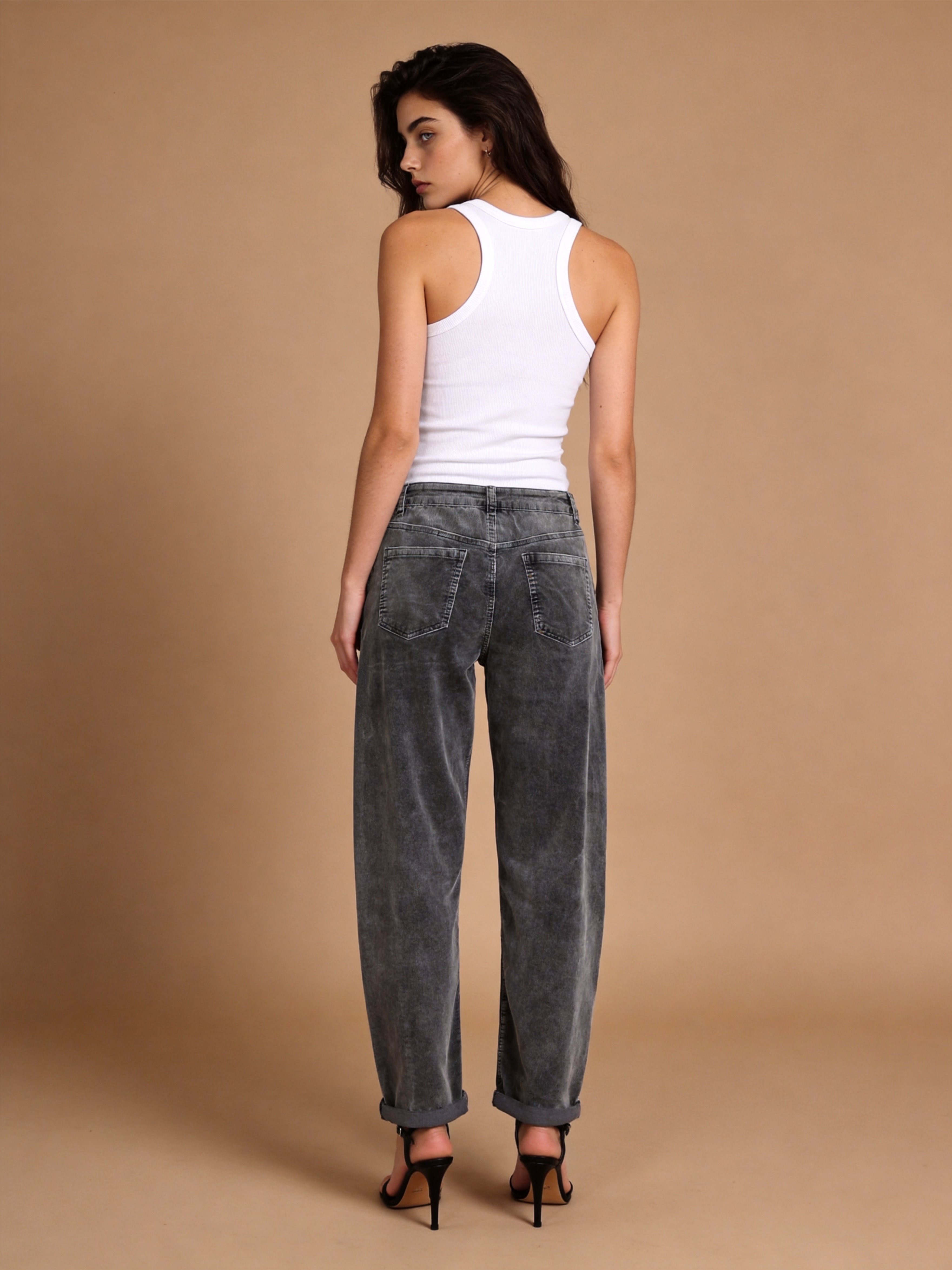 Straight Corduroy Trousers