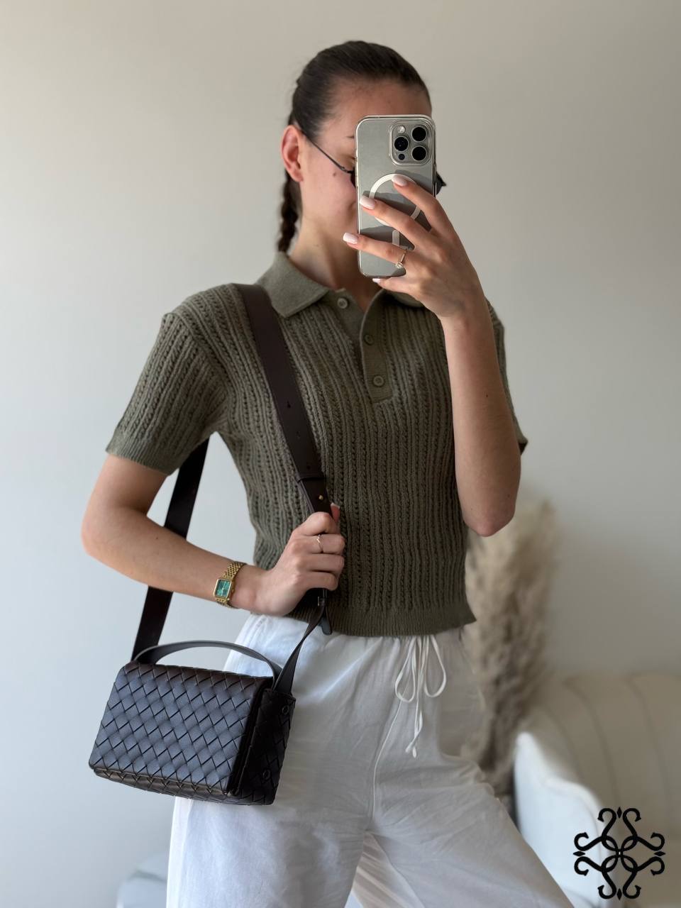 Woven Crossbody Bag
