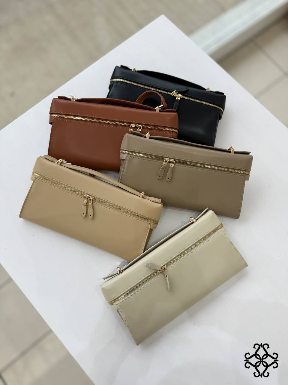 Button-Accent Crossbody Bag