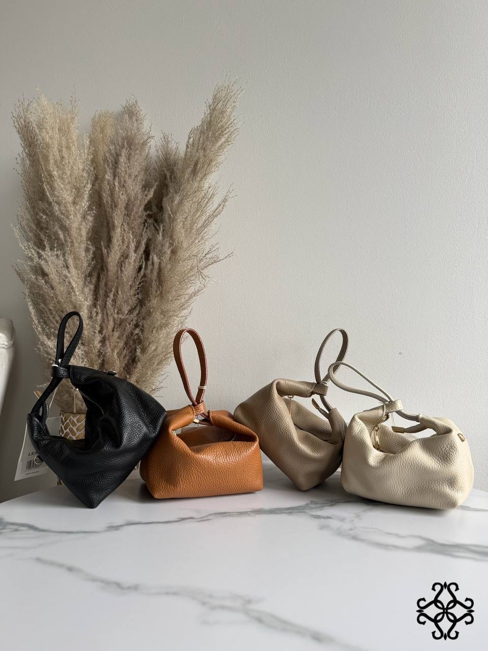 Mini Drawstring Bag with Gathered Top