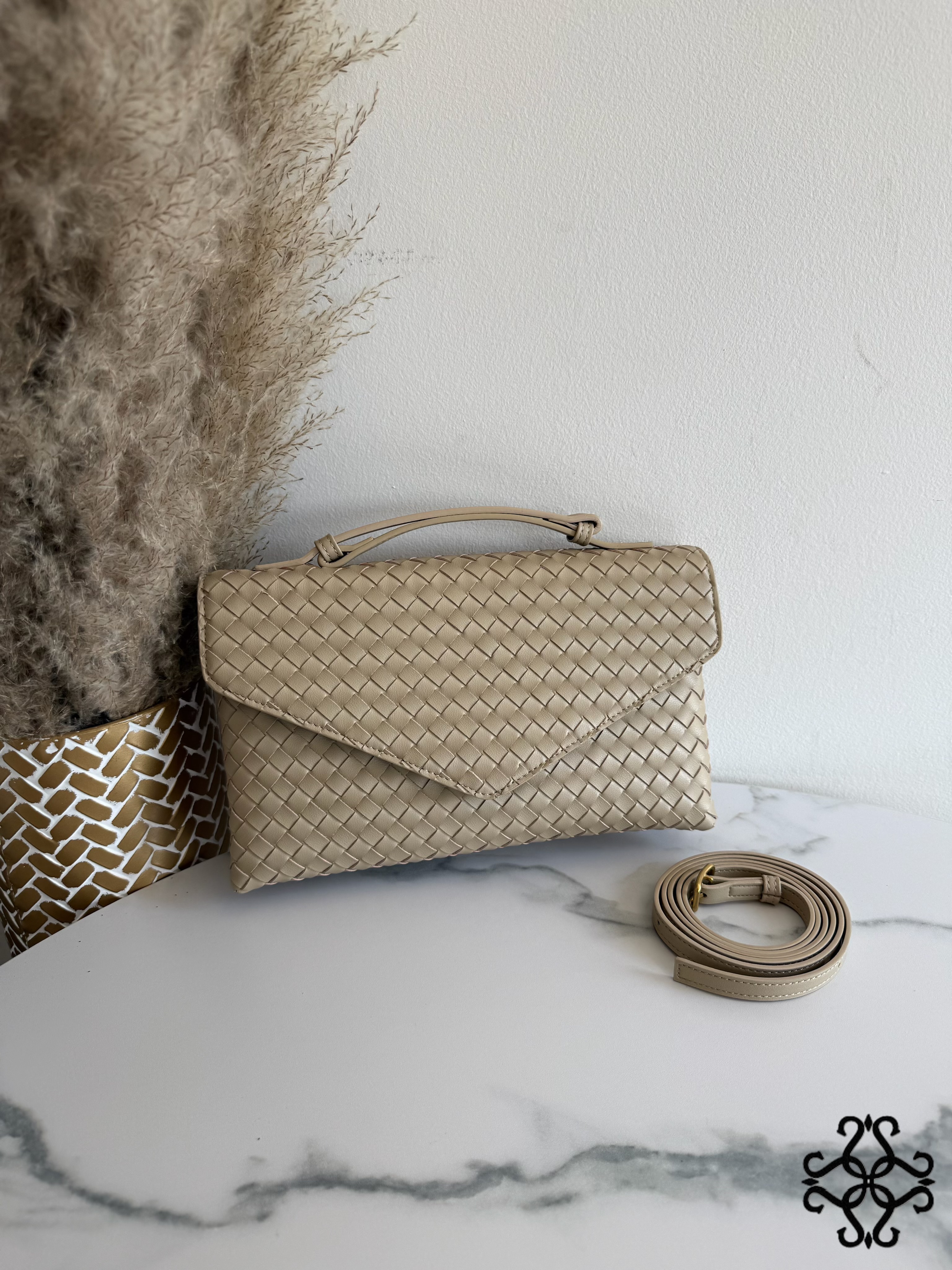 Woven Envelope Clutch