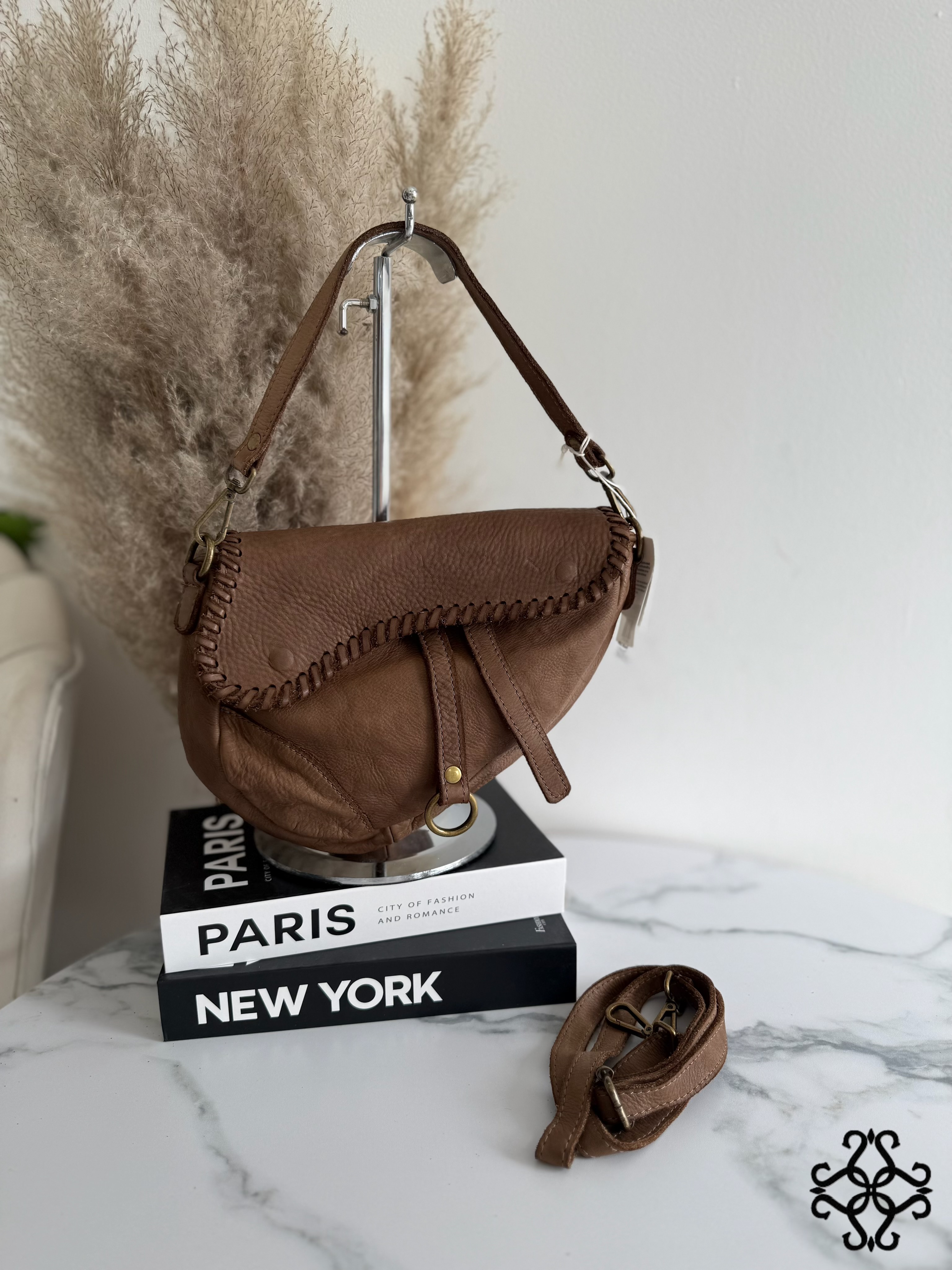 Half-Moon Flap Bag