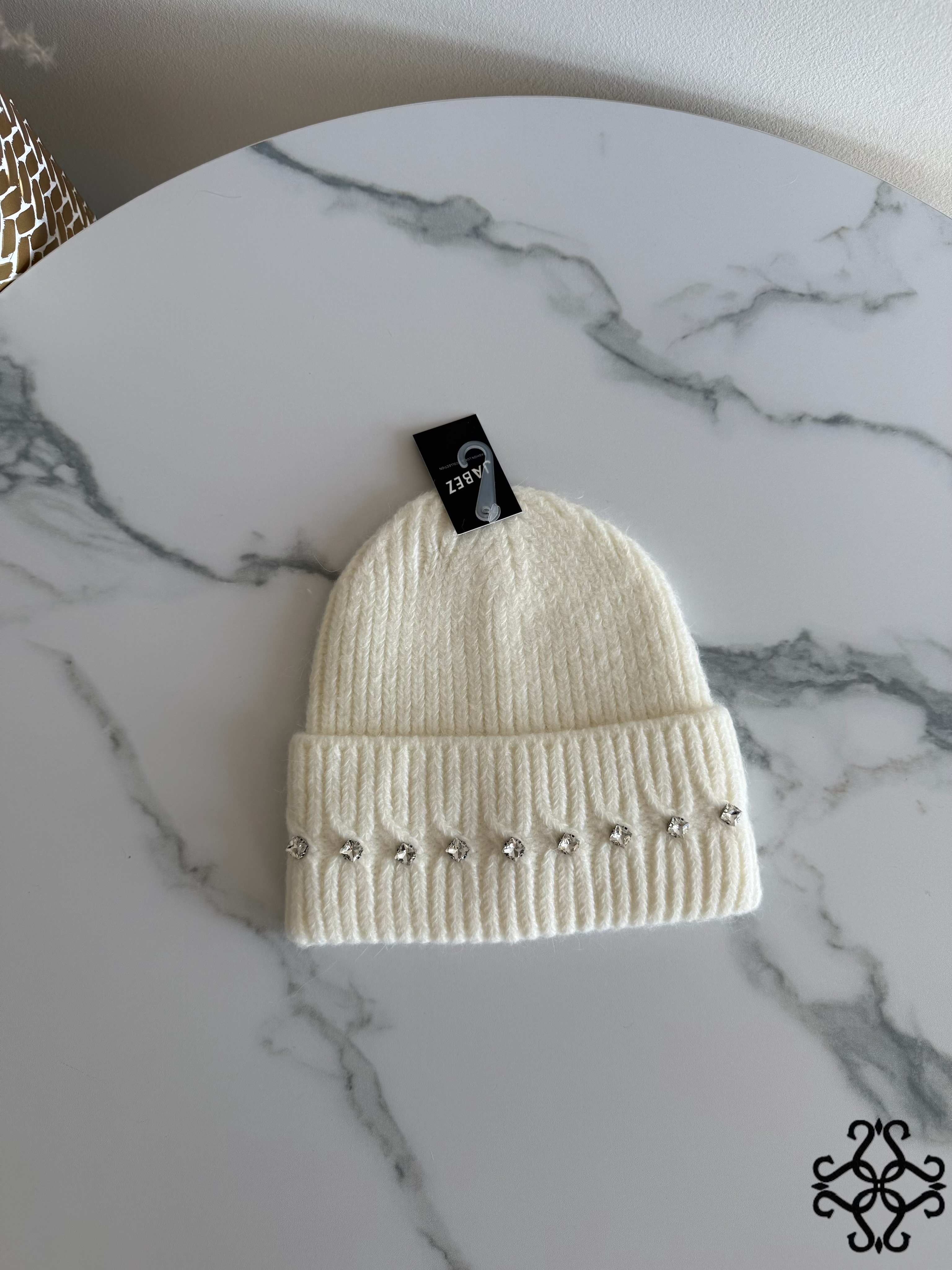 Studded Ribbed Beanie
