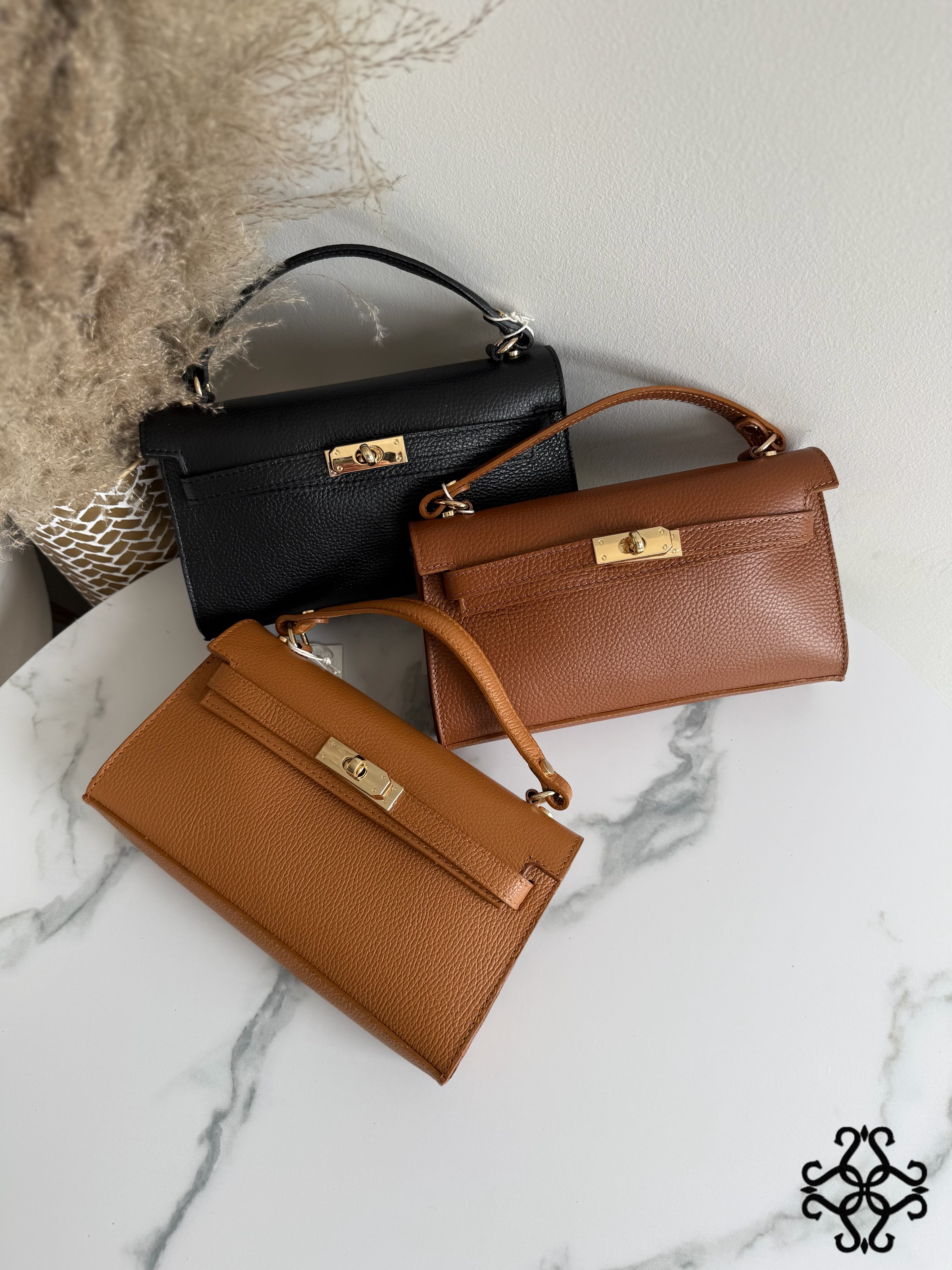 Leather Flap Crossbody Bag