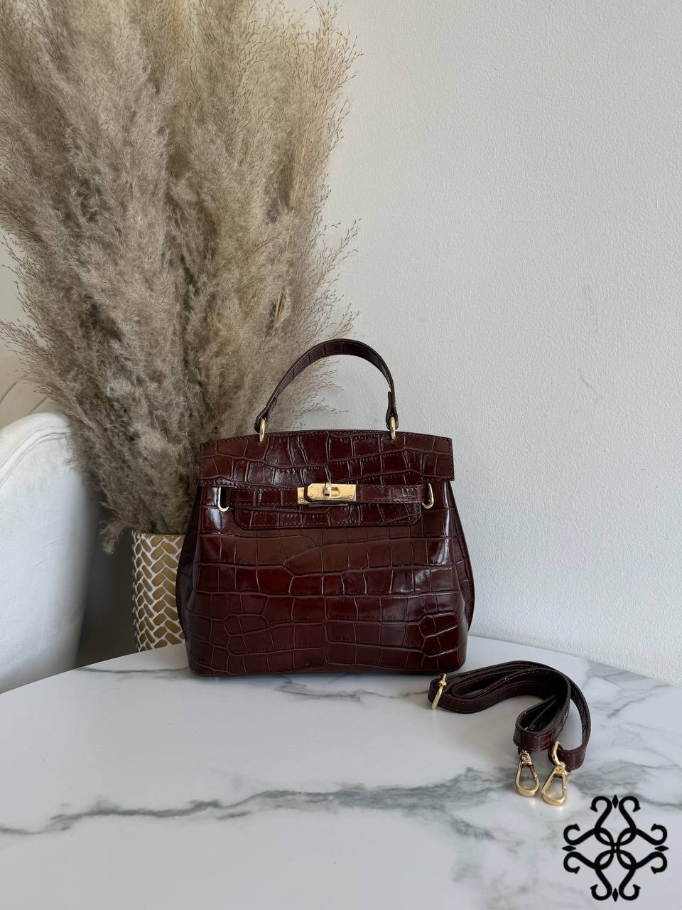 Embossed Box Bag