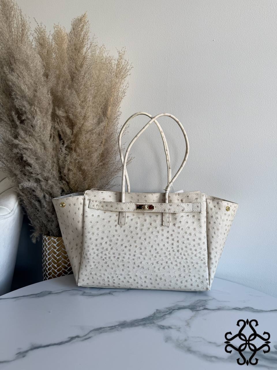 Minimal Leather Shopper Bag