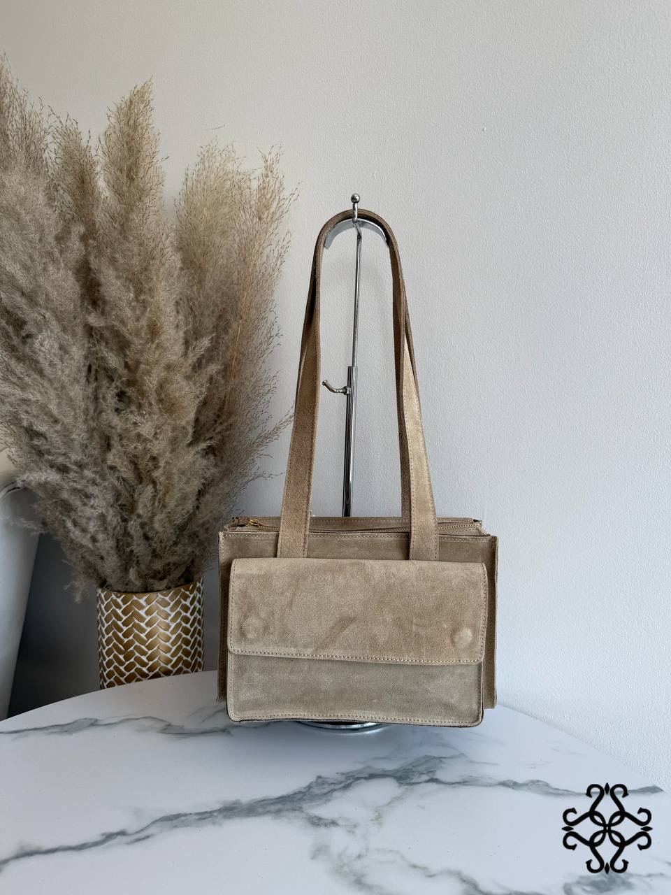 Suede Shopper Bag
