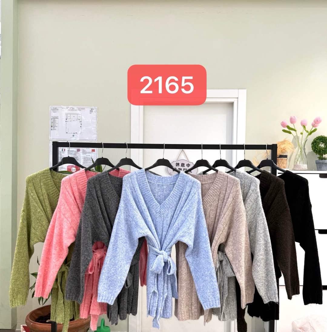 Wrap Cardigan with Tie