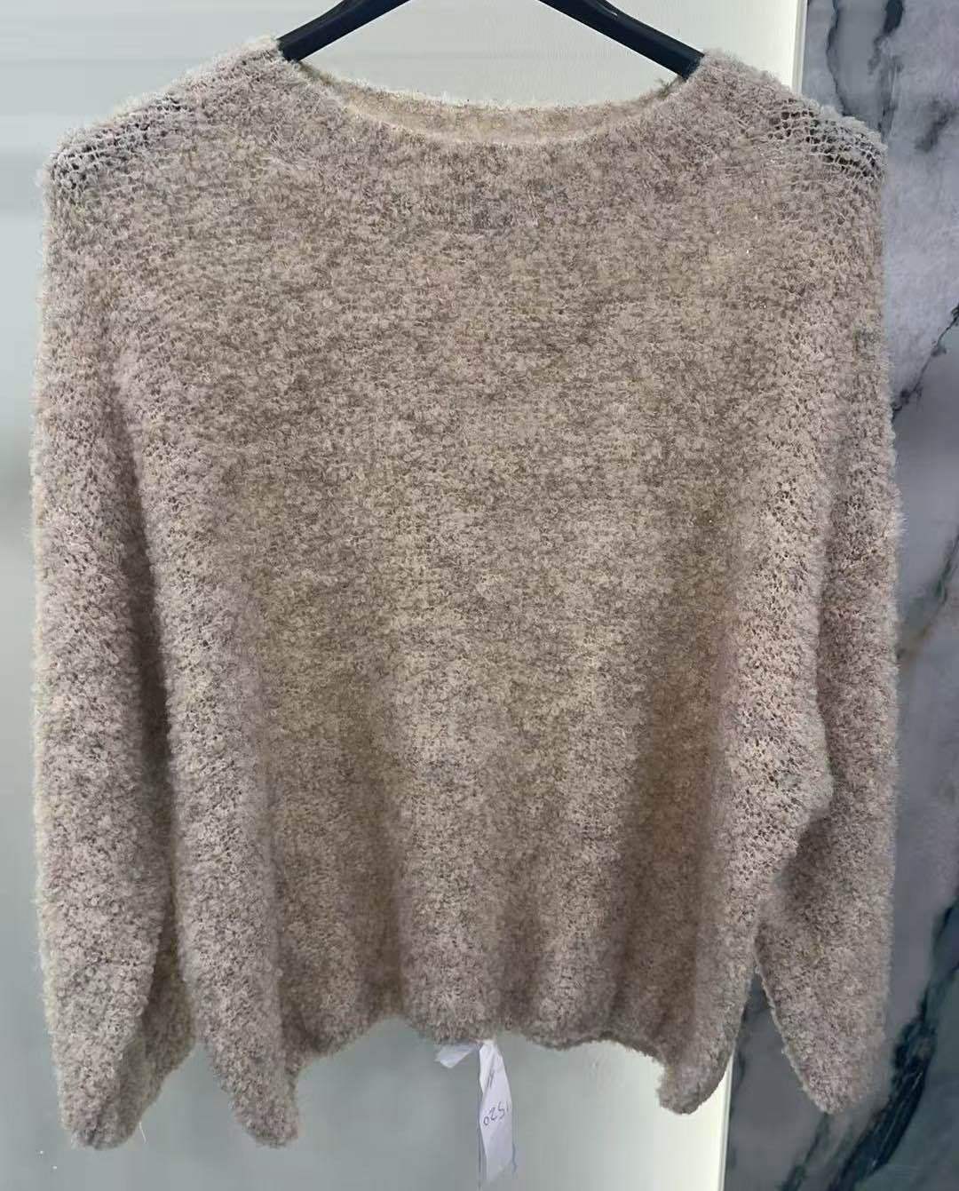 Relaxed Round‑Neck Sweater