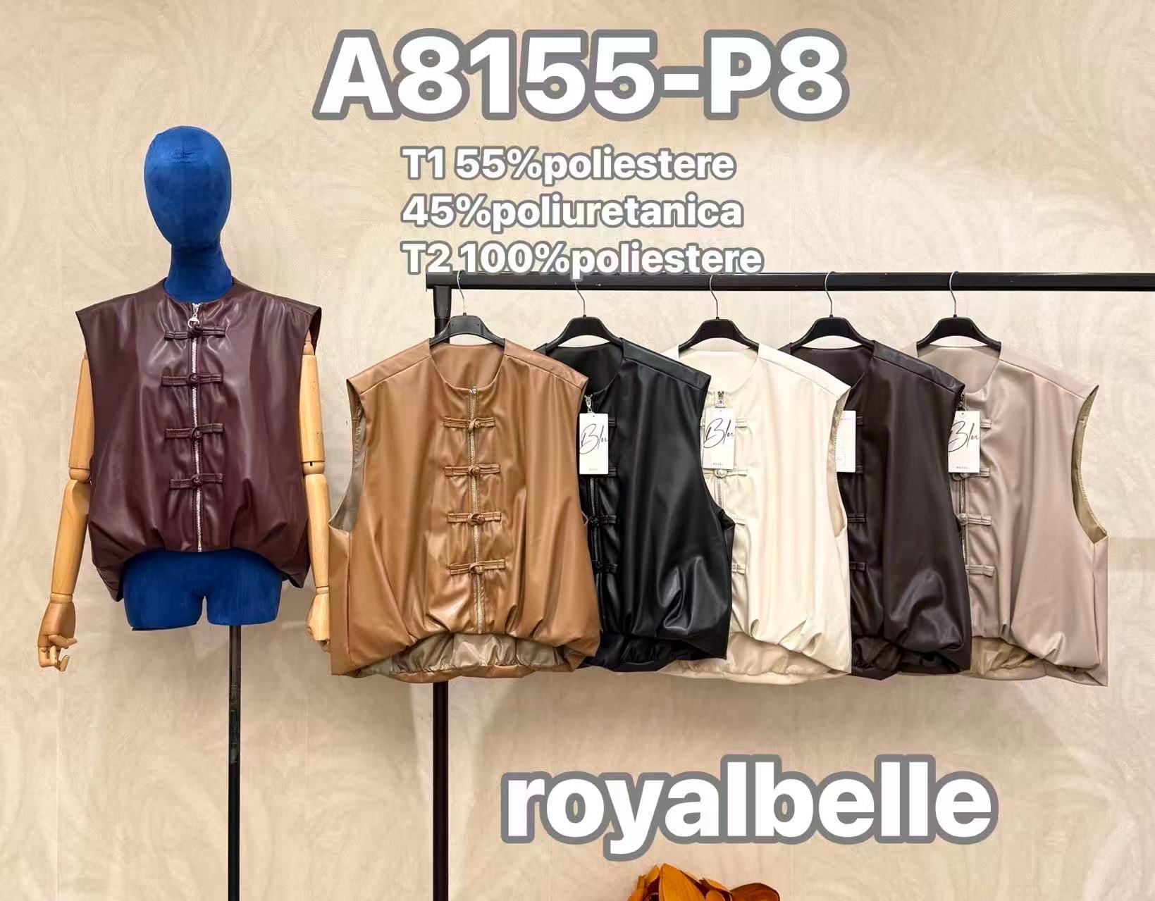 Regular Faux-Leather Vest
