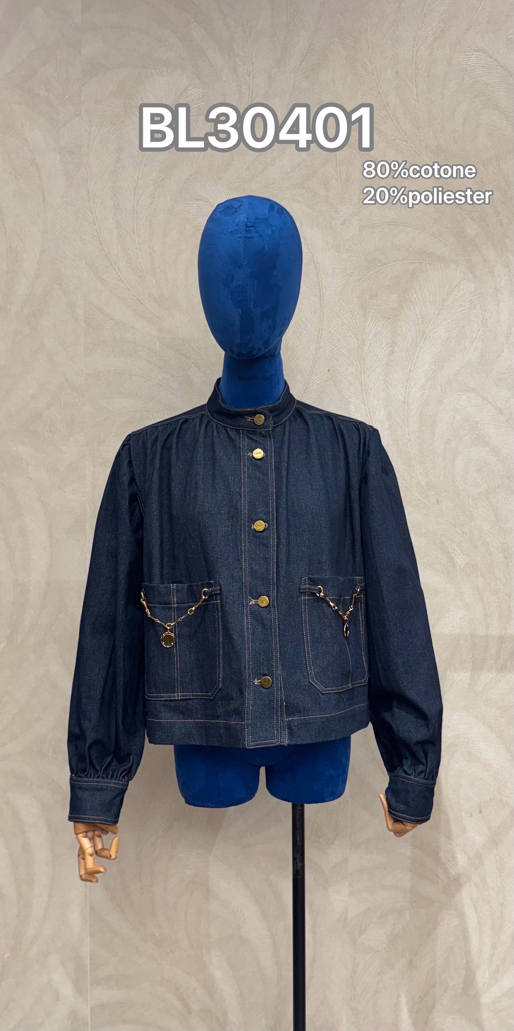 Hip-Length Denim Jacket