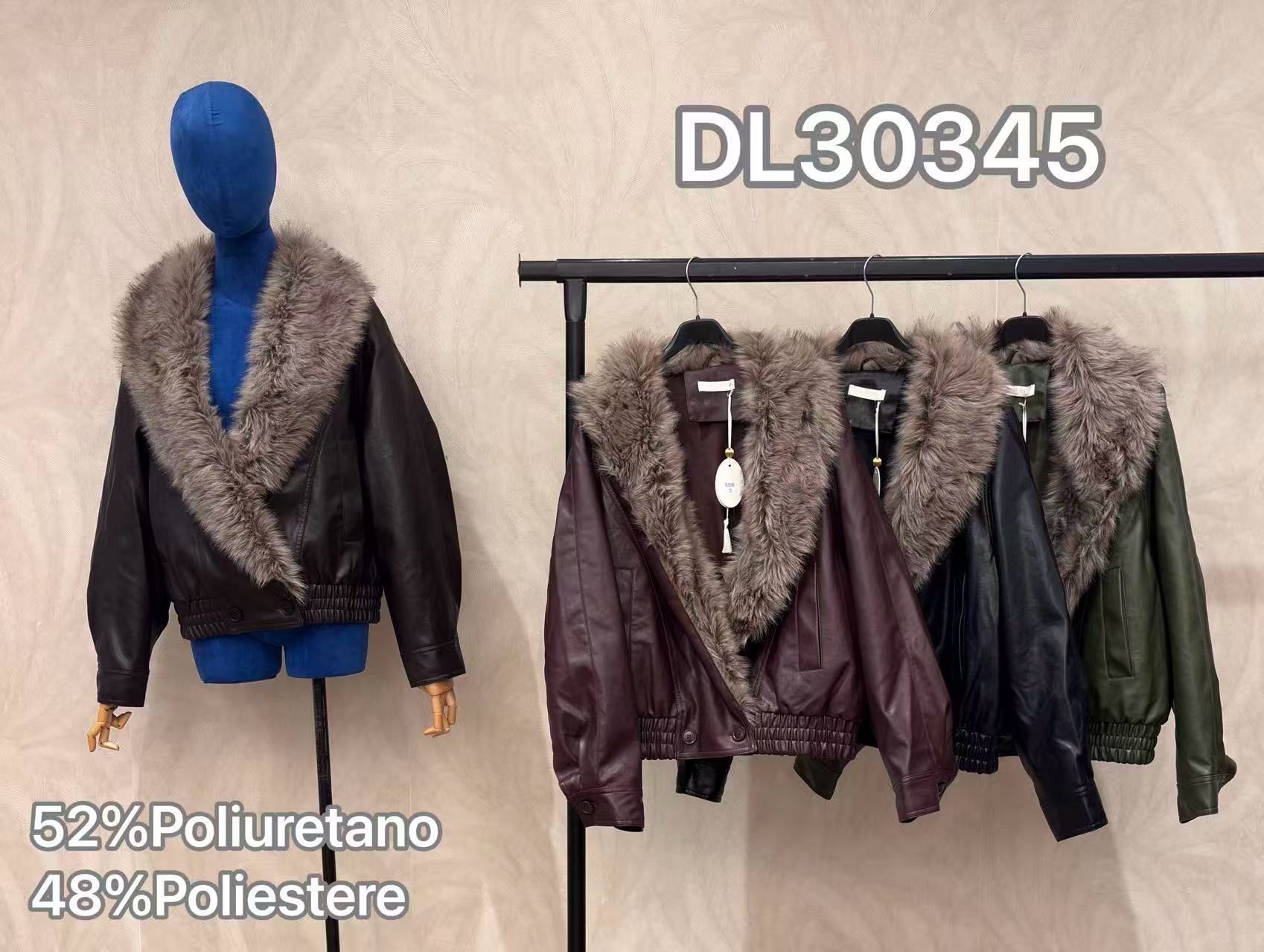 Short Jacket with Fur Trim