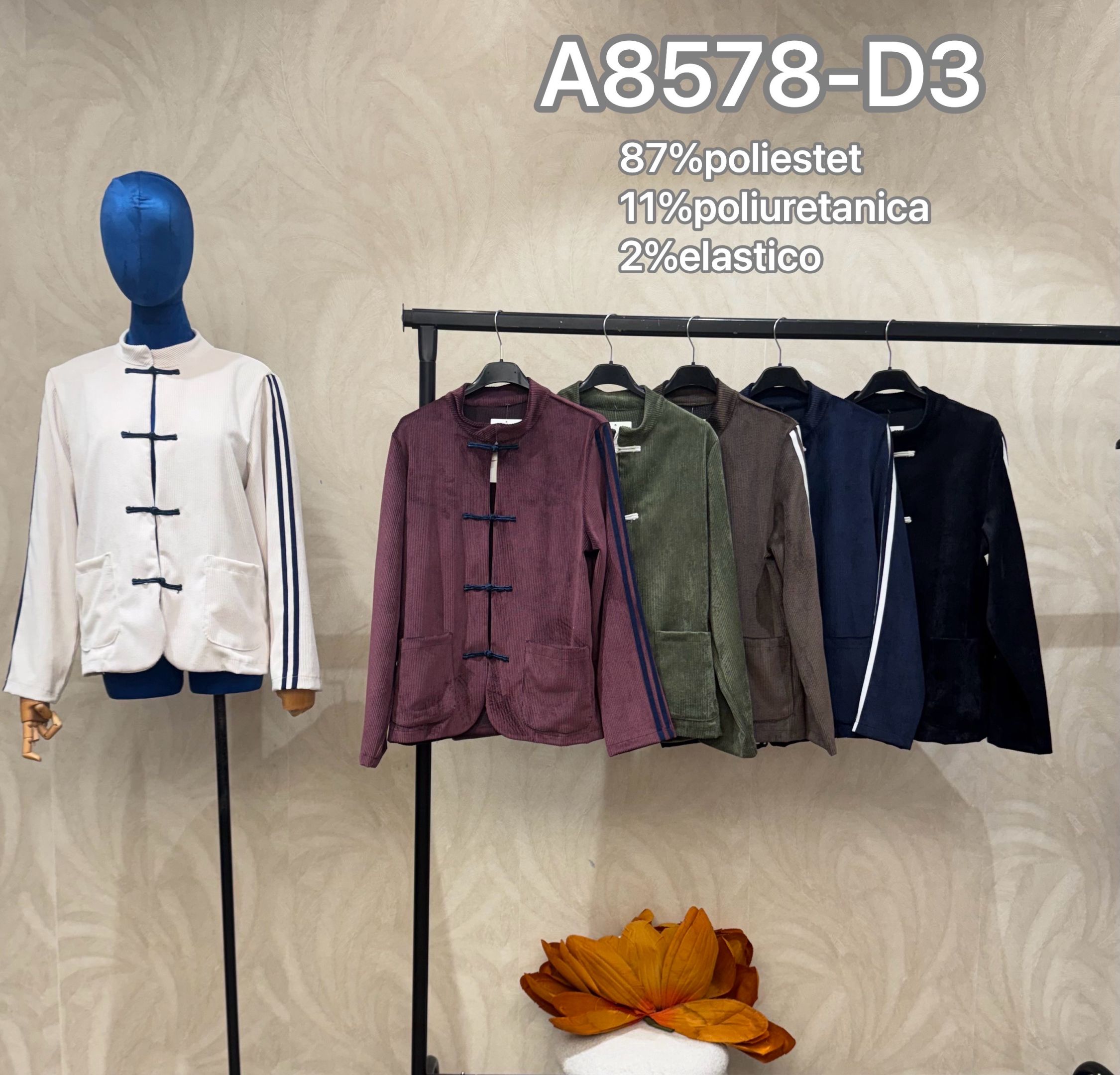 Short Stand-Collar Jacket