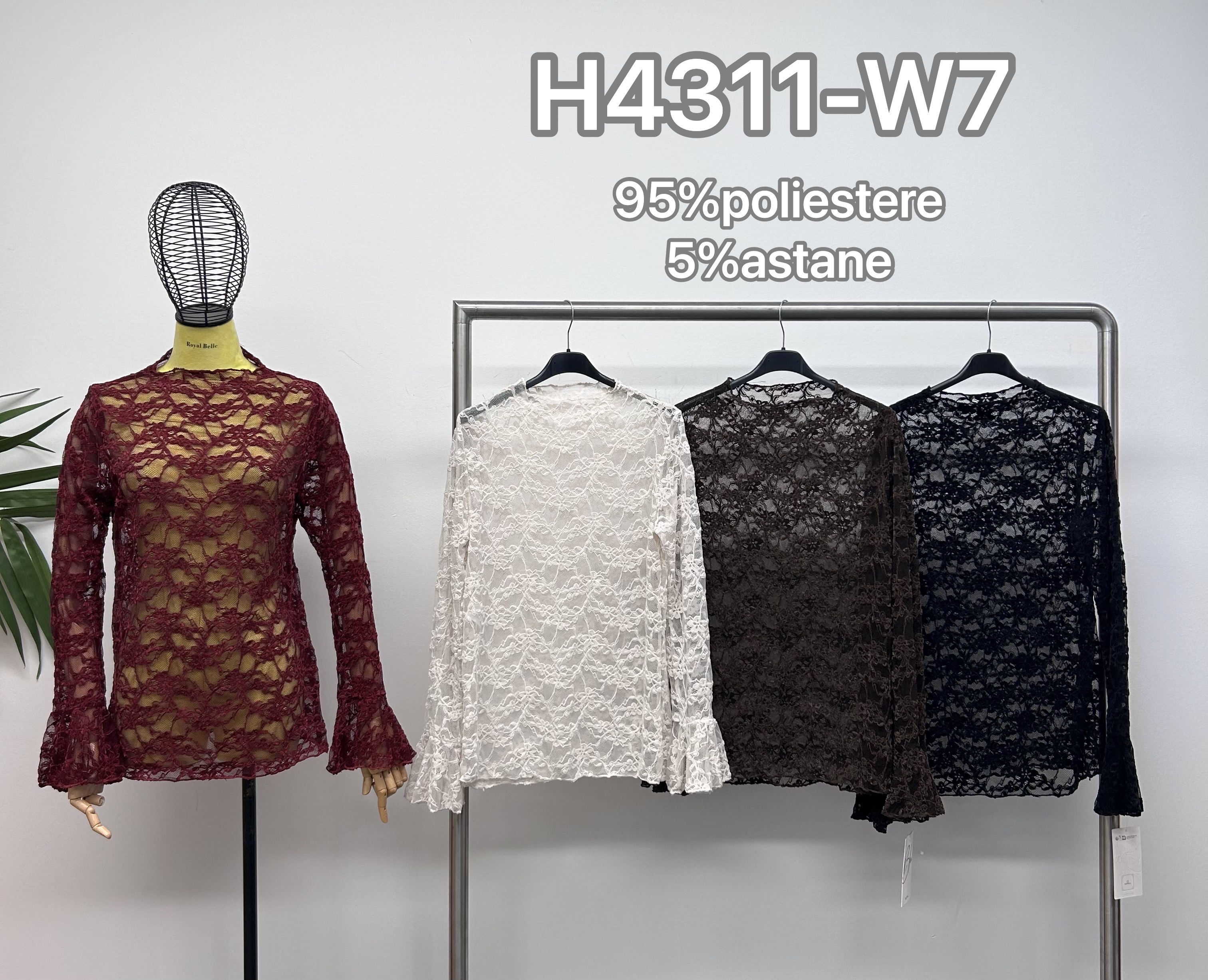 Lace Top — Hip Length