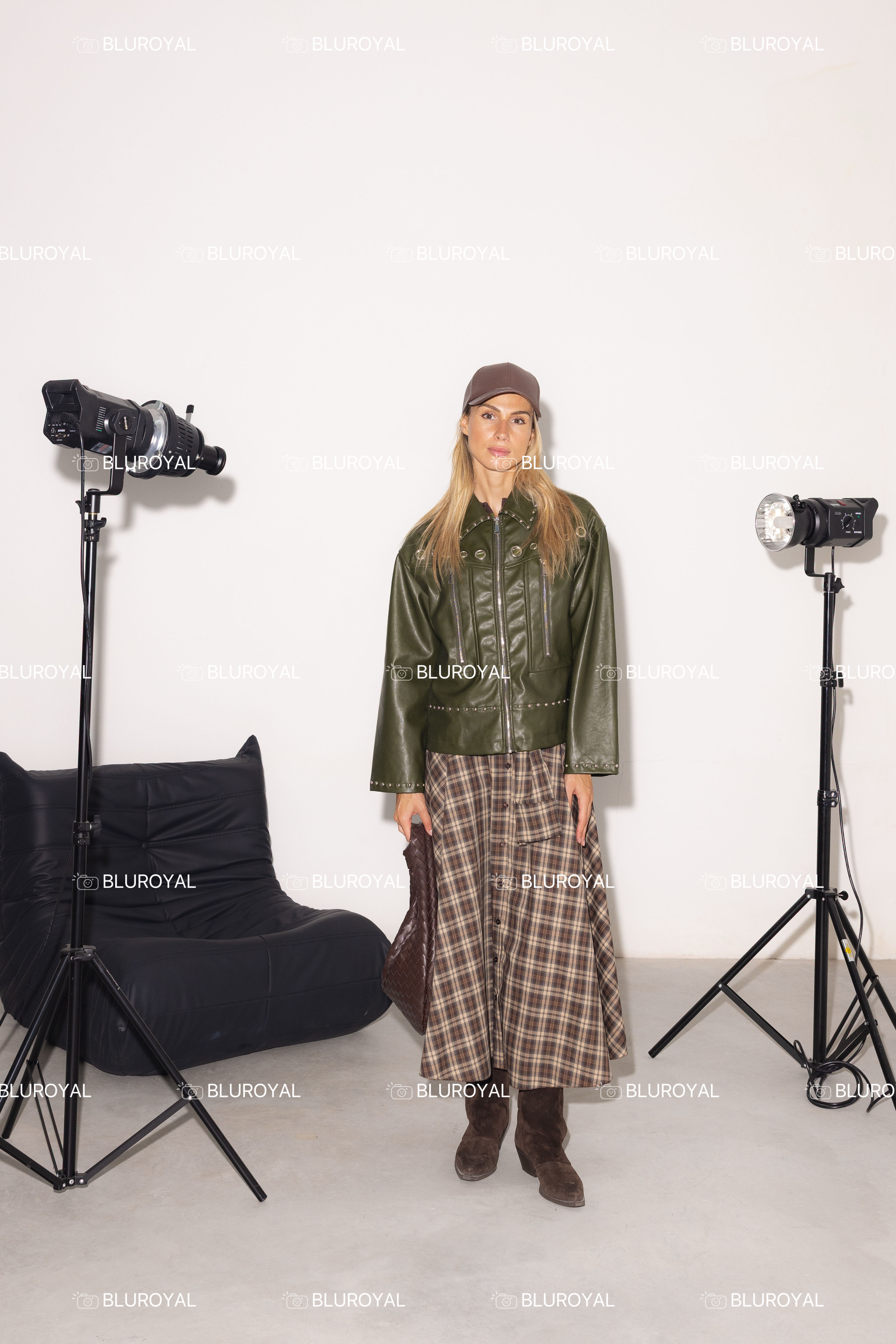 Relaxed Jacket with Shirt Collar