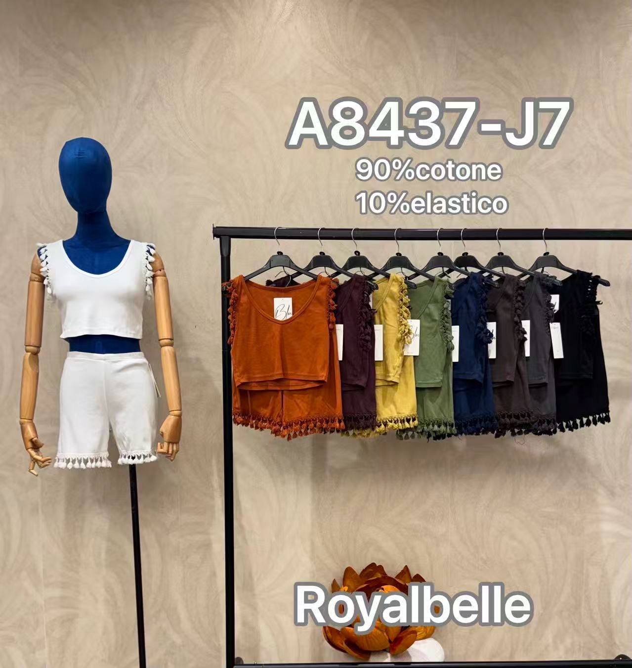 Cropped Top & Shorts Set