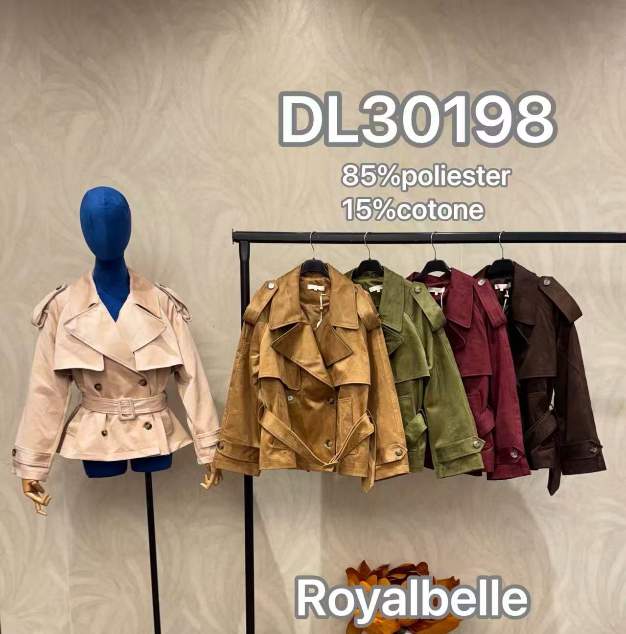 Belted Trench Jacket