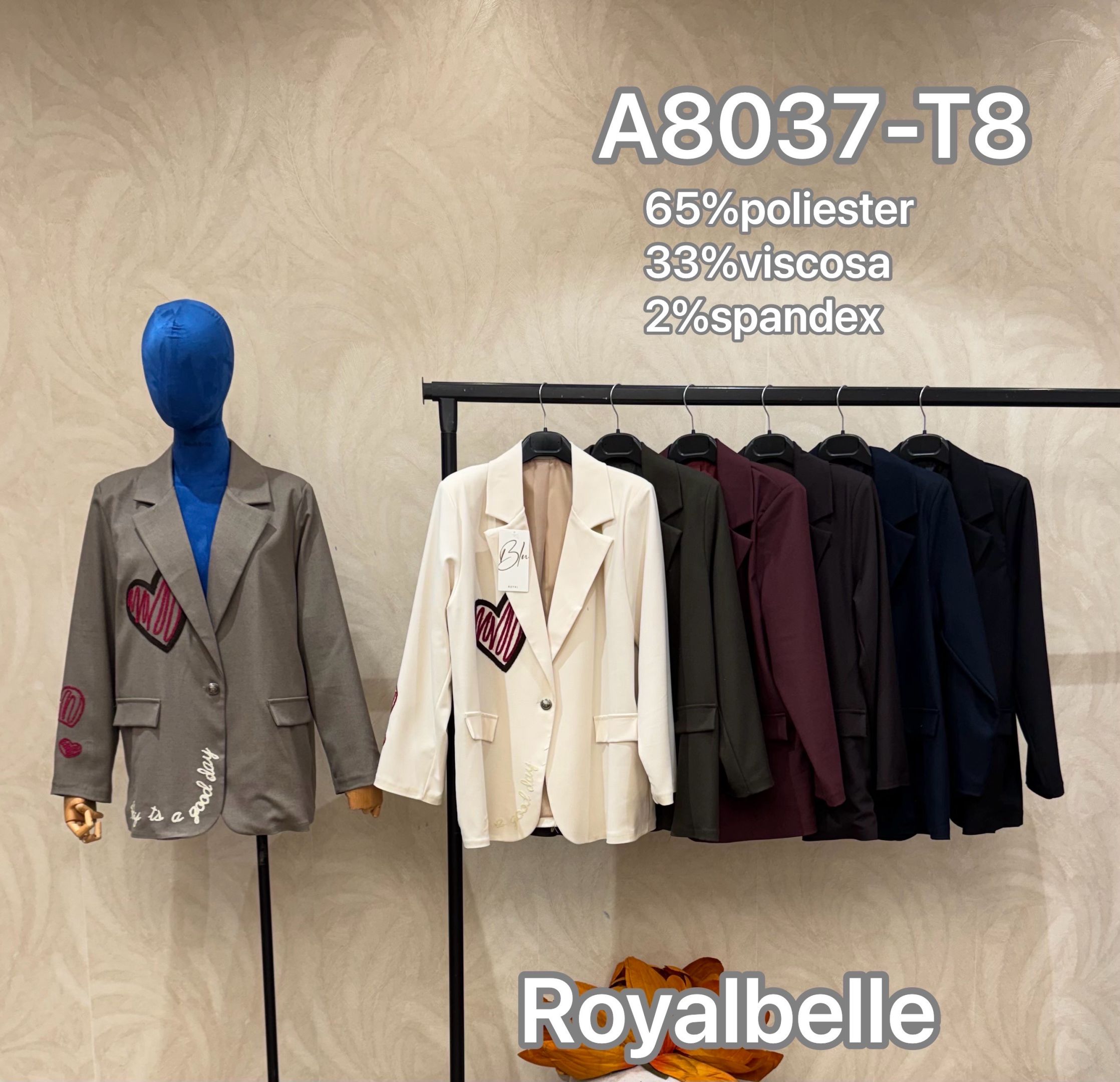 Tailored Hip-Length Blazer