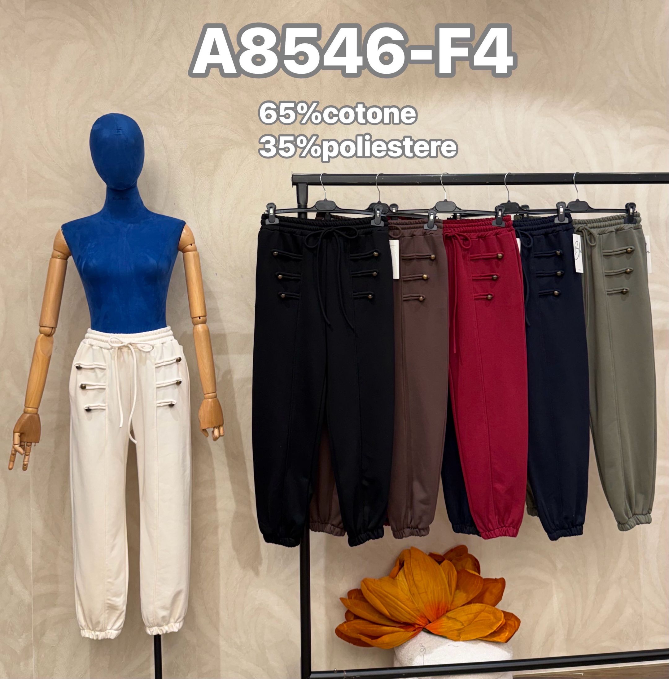 Drawstring Straight Joggers