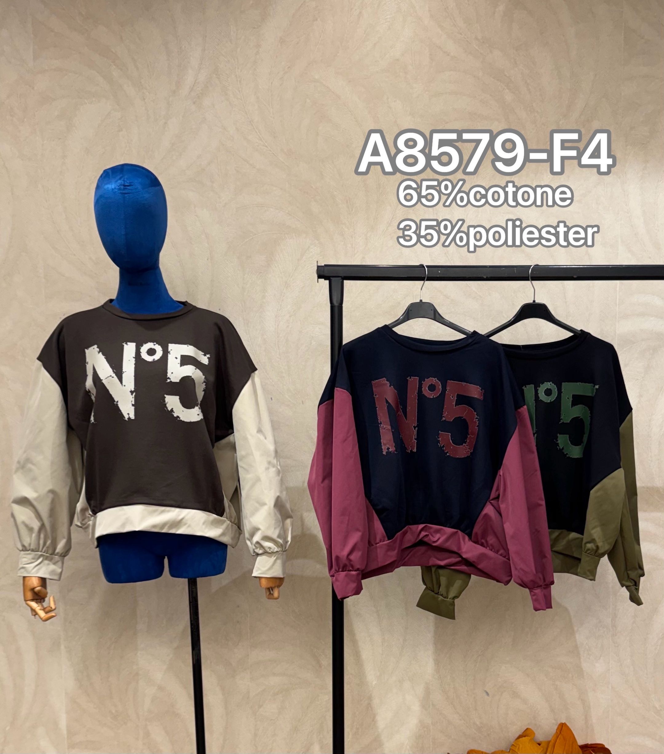 Regular Straight Sweatshirt