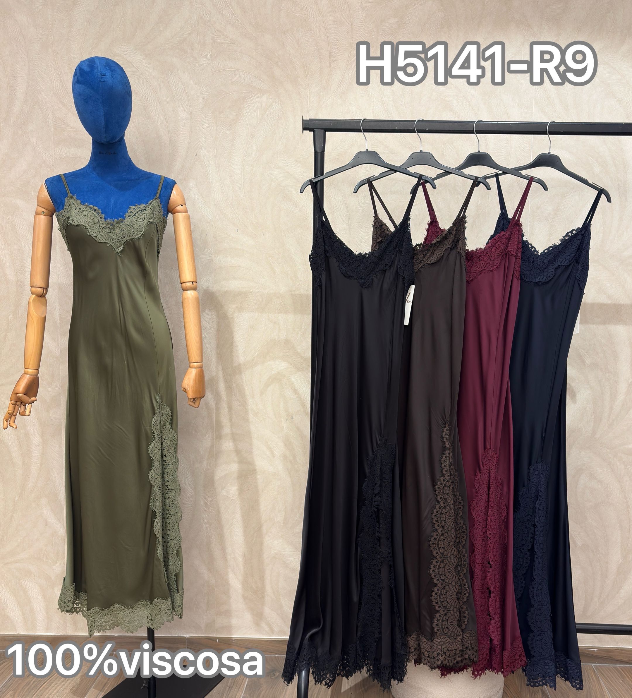 Maxi Dress with Lace