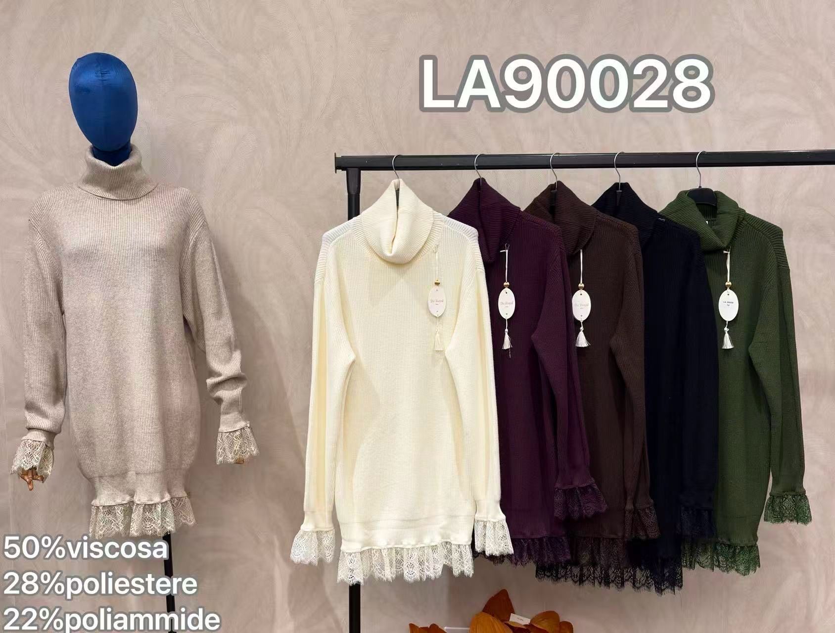 Longline Turtleneck Sweater