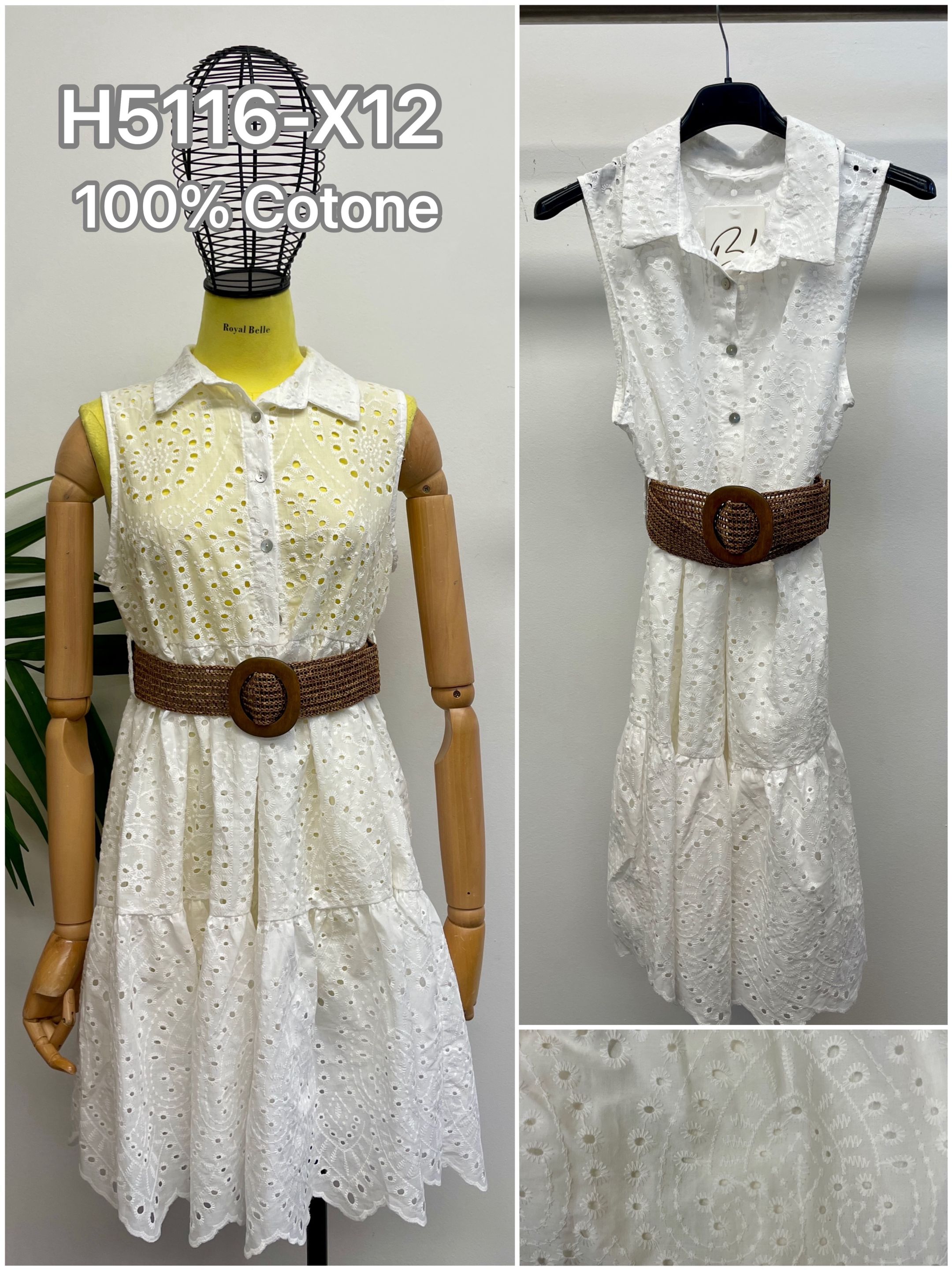 A-line Dress with Collar