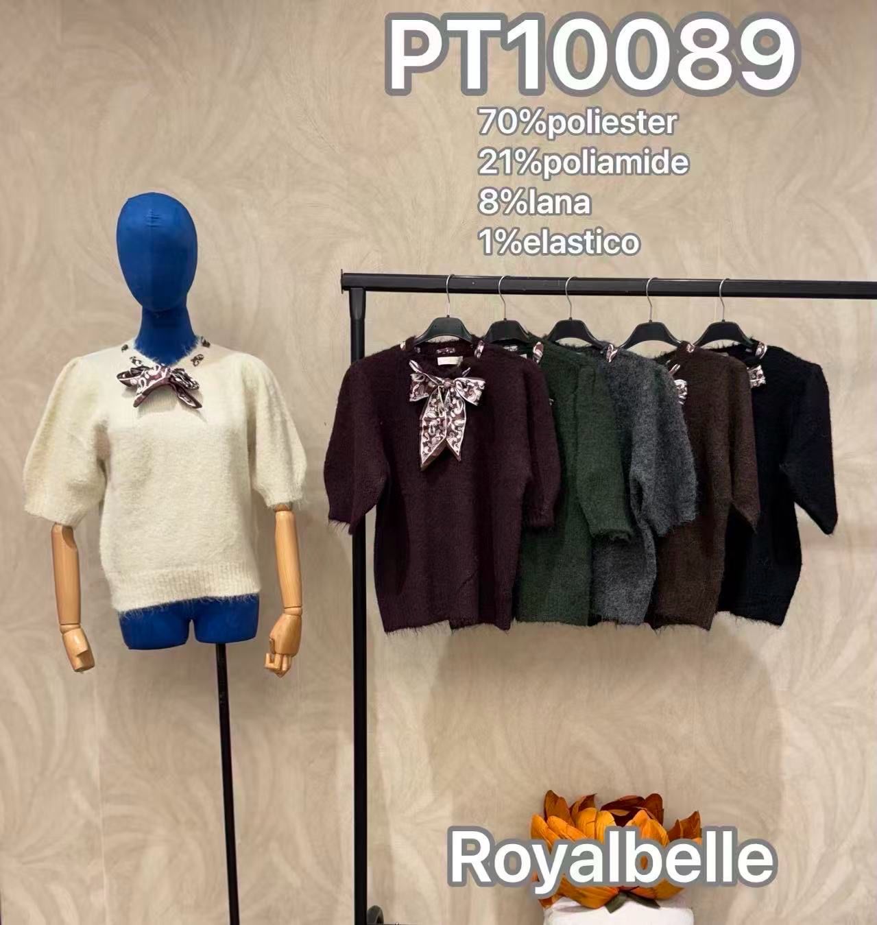 Bow-Accent Sweater